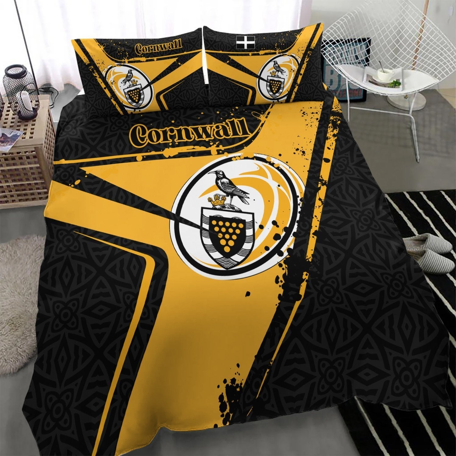 Cornwall Rugby Bedding Set - Cornish Rugby - Vibe Hoodie Shop