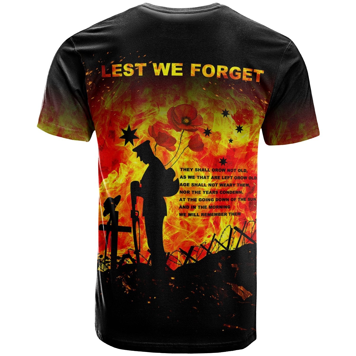 ANZAC Day T shirt - ANZAC Heroes - Vibe Hoodie Shop