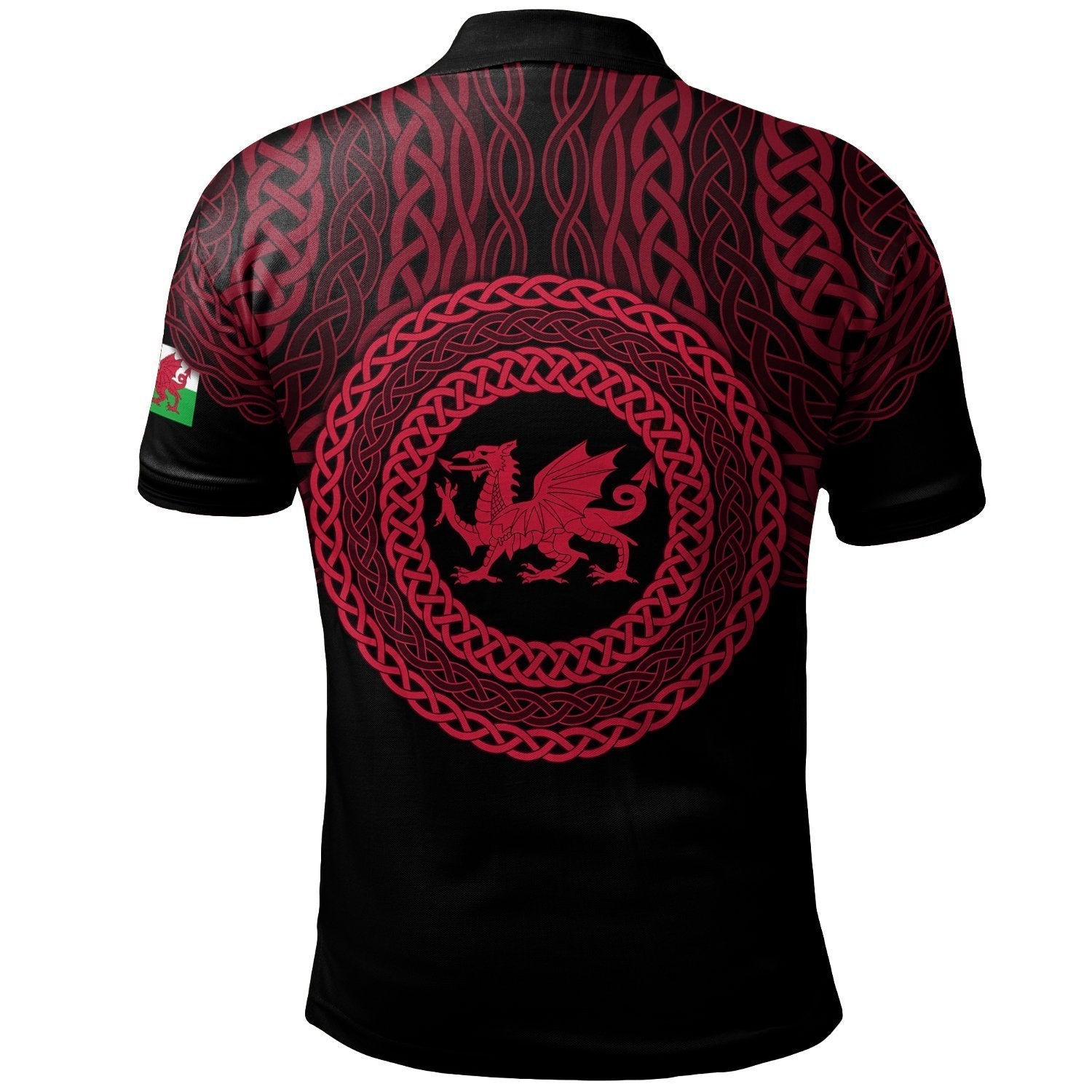 Wales Celtic Polo - Celtic Pride - Vibe Hoodie Shop