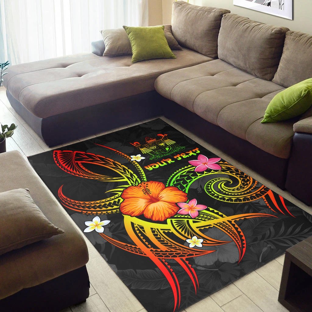 Fiji Polynesian Personalised Area Rug - Legend of Fiji (Reggae) - Vibe Hoodie Shop