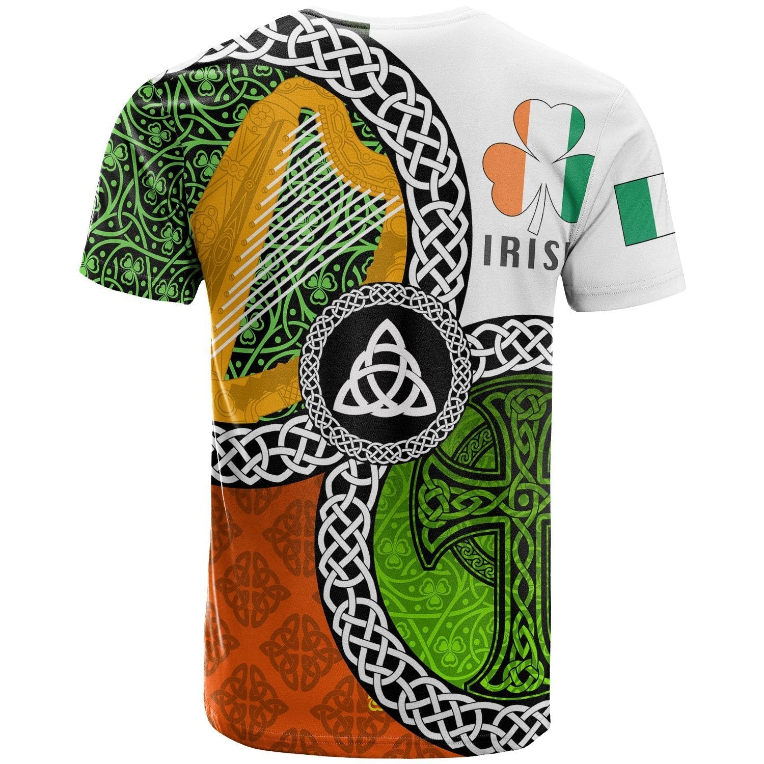 Ireland Legend T shirt - Ireland With Circle Celtics Knot - Vibe Hoodie Shop