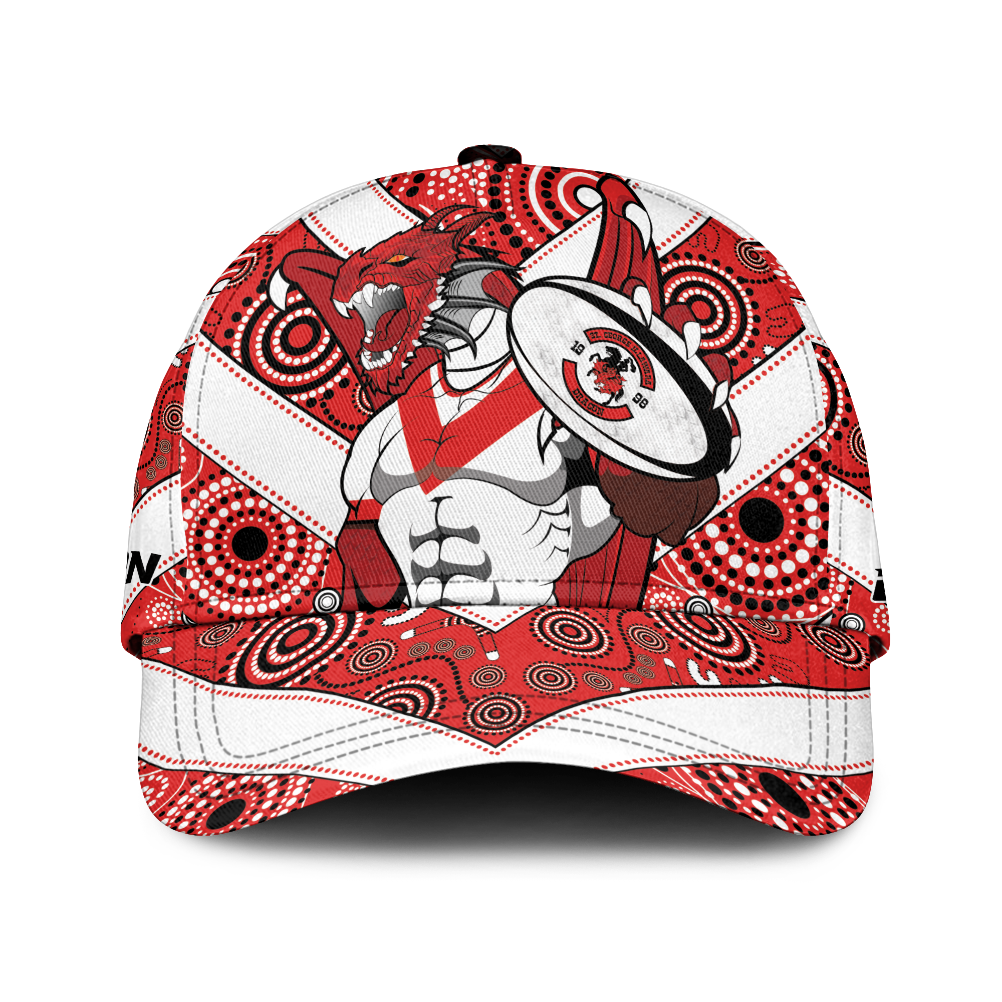 Dragons Rugby Aboriginal St. George Illawarra Cap - - Vibe Hoodie Shop