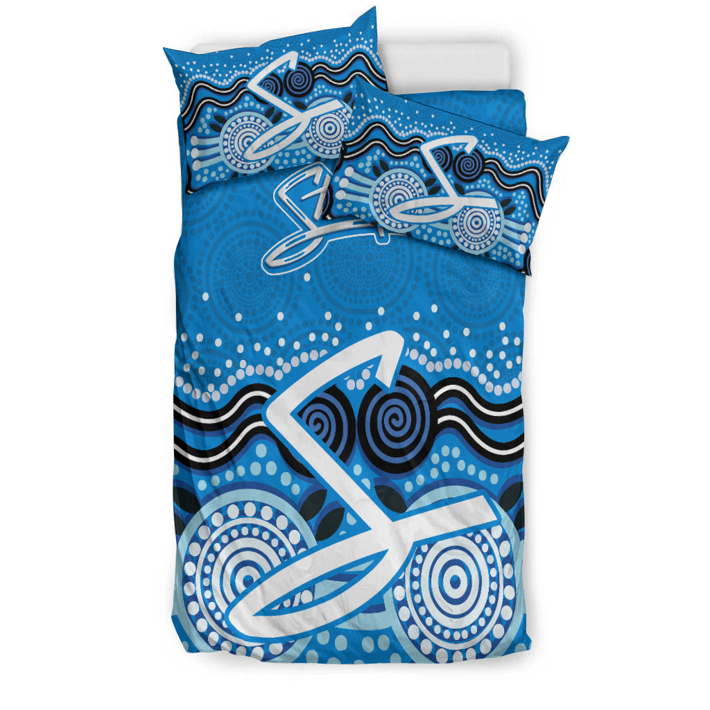 Adelaide Strikers Bedding Set - Aboriginal Style Of Dot - - Vibe Hoodie Shop