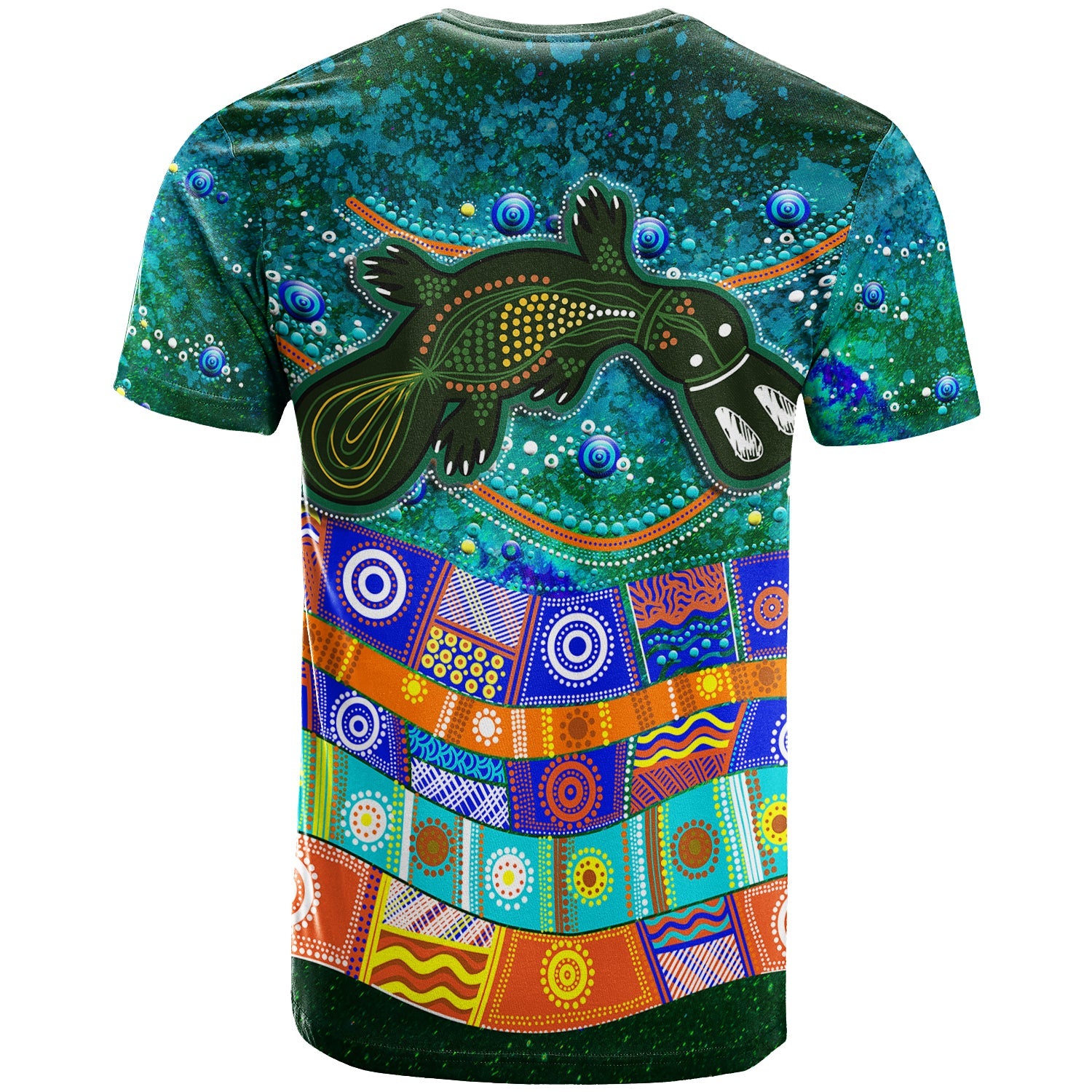 Aboriginal Platypus Painting T shirt - - Vibe Hoodie Shop