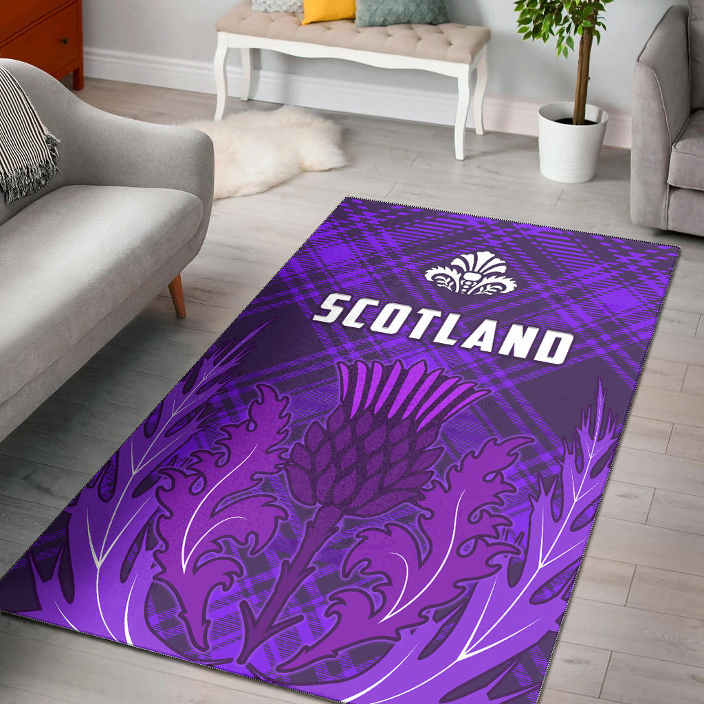 Scotland Area Rug Thistle Scottish Be Unique Ver.02 - Vibe Hoodie Shop