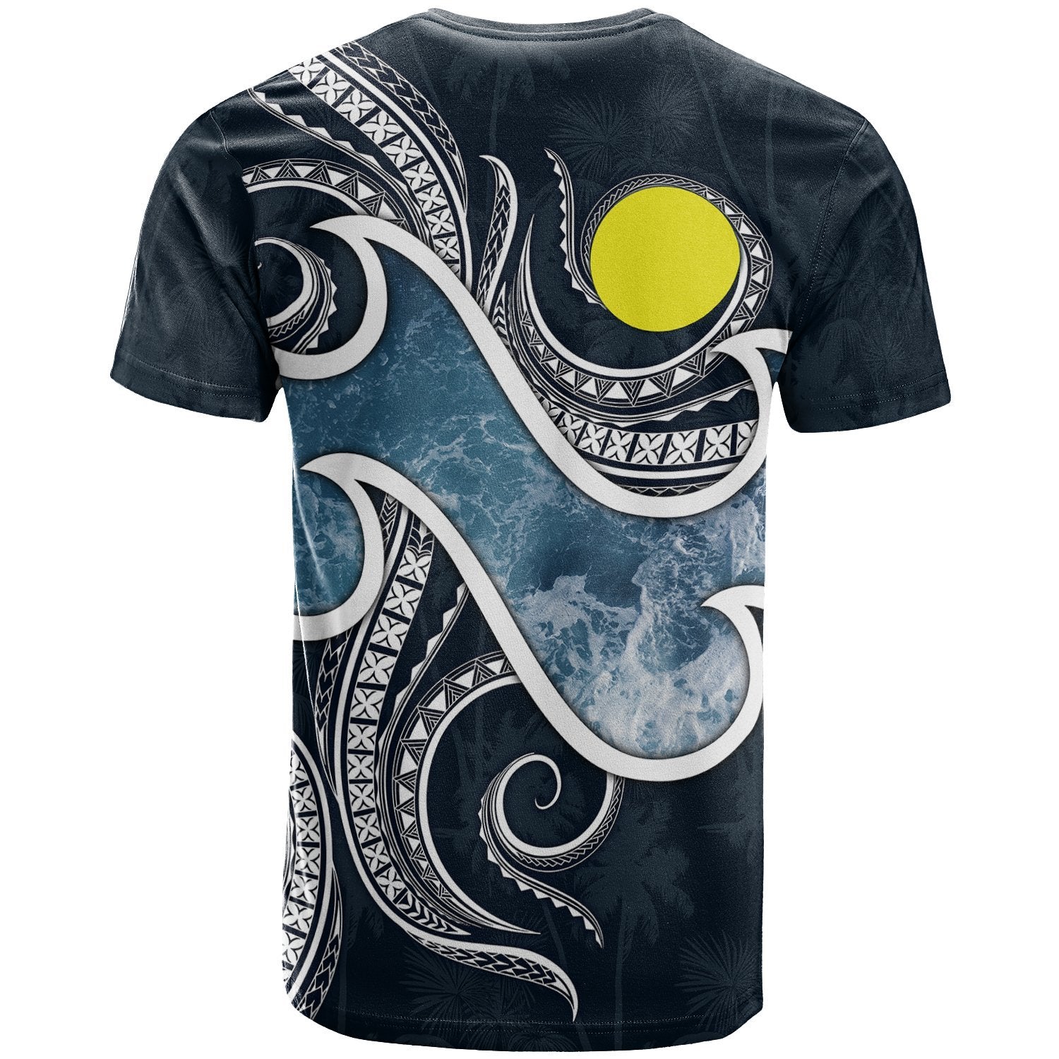 Palau Polynesian T shirt - Ocean Style - Vibe Hoodie Shop