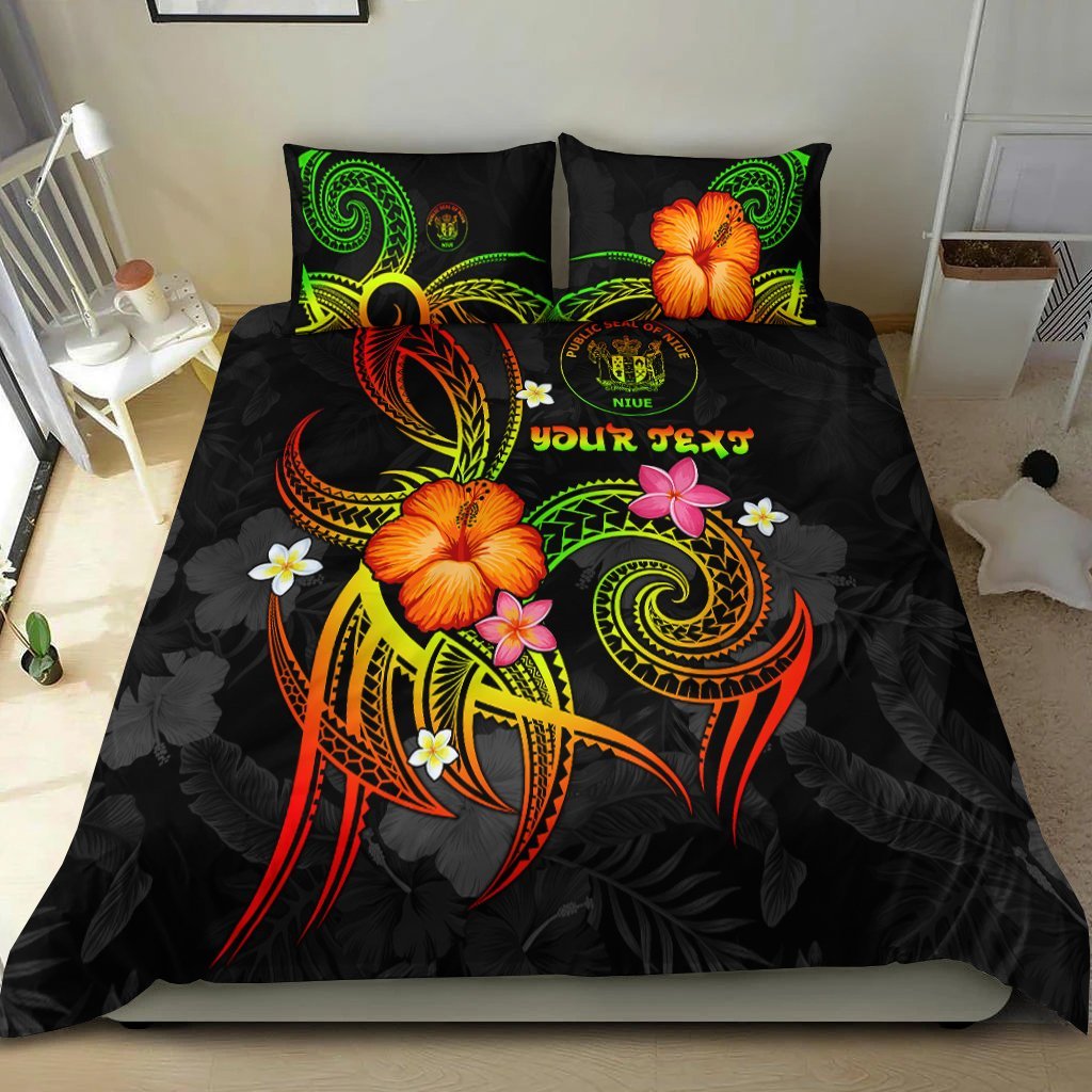 Niue Polynesian Personalised Bedding Set - Legend of Niue (Reggae) - Vibe Hoodie Shop