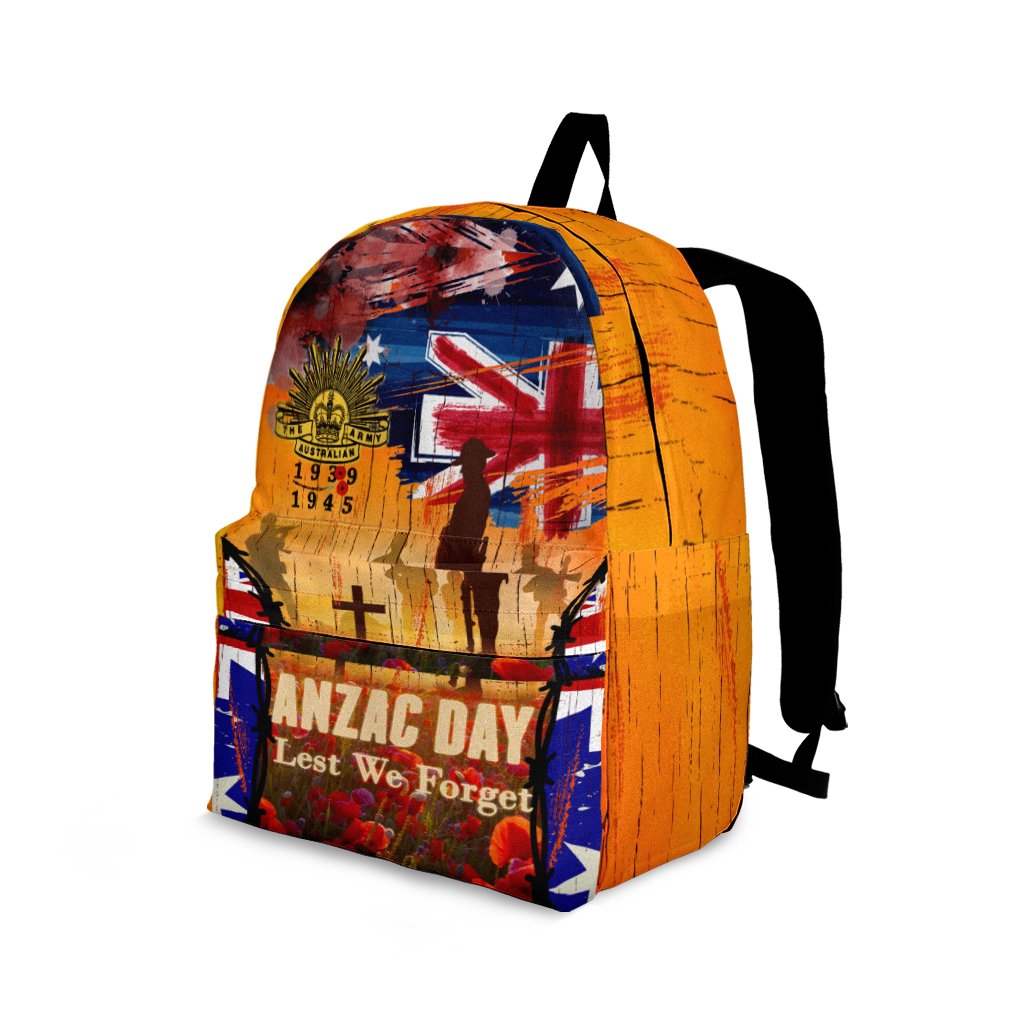 Australia ANZAC Day 2021 Backpack - ANZAC Day Commemoration 1939 - 1945 - Vibe Hoodie Shop