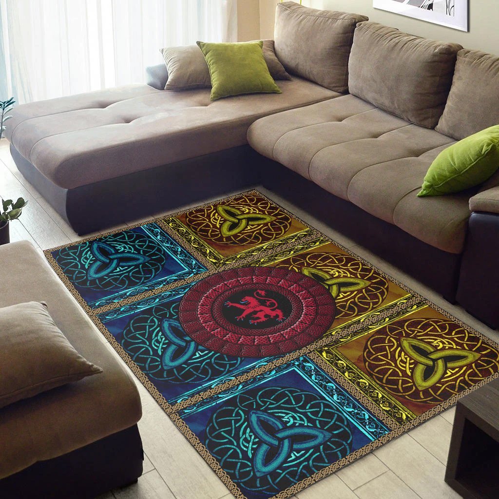 VibeHoodie Area Rug - Scotland Circle Celtic - Vibe Hoodie Shop