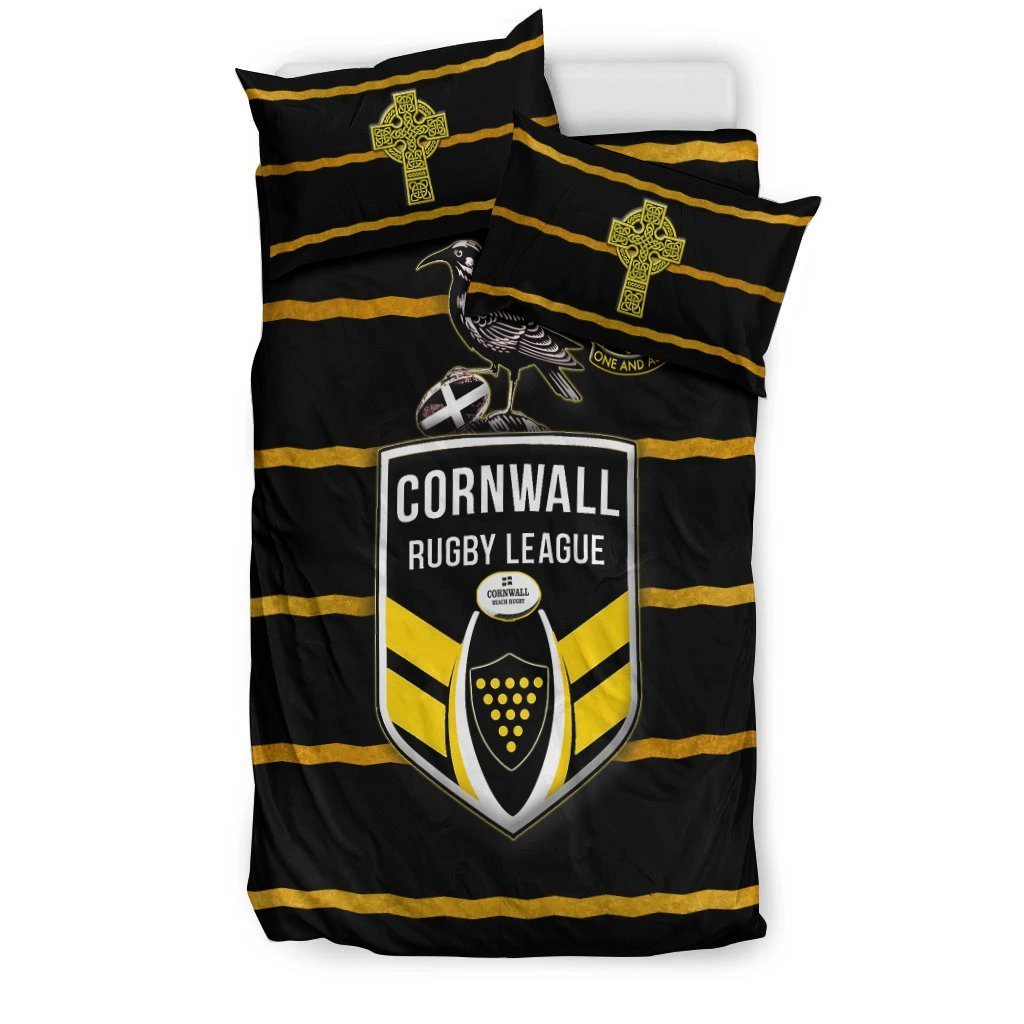 Cornwall Rugby League Bedding Set - The Cornwall Rugby Football Union - Vibe Hoodie Shop