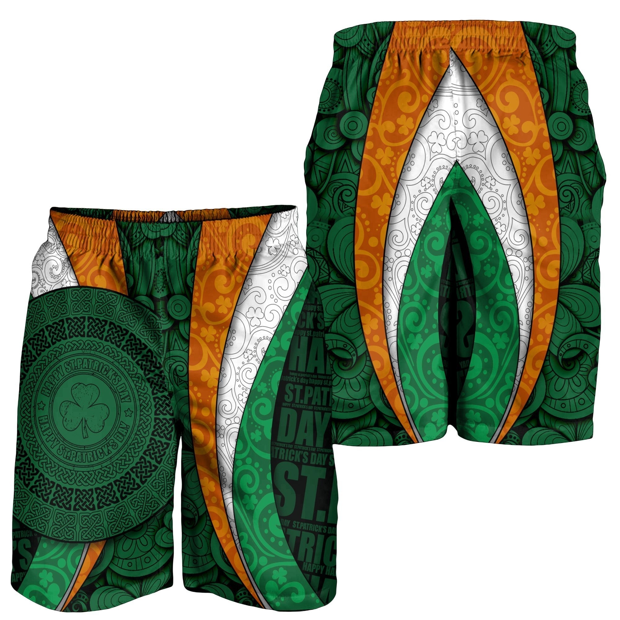 VibeHoodie Men Short - Ireland Green Partrick's Day - Vibe Hoodie Shop