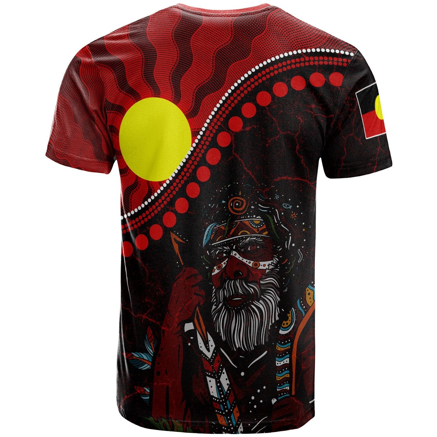 Aboriginal T shirts - Indigenous People And Sun - Vibe Hoodie Shop