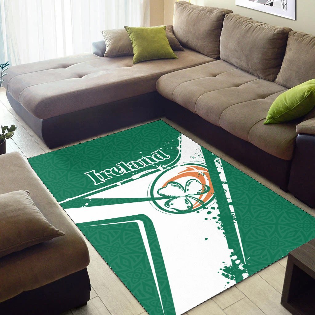 Ireland Rugby Area Rug - Irish Rugby - Vibe Hoodie Shop