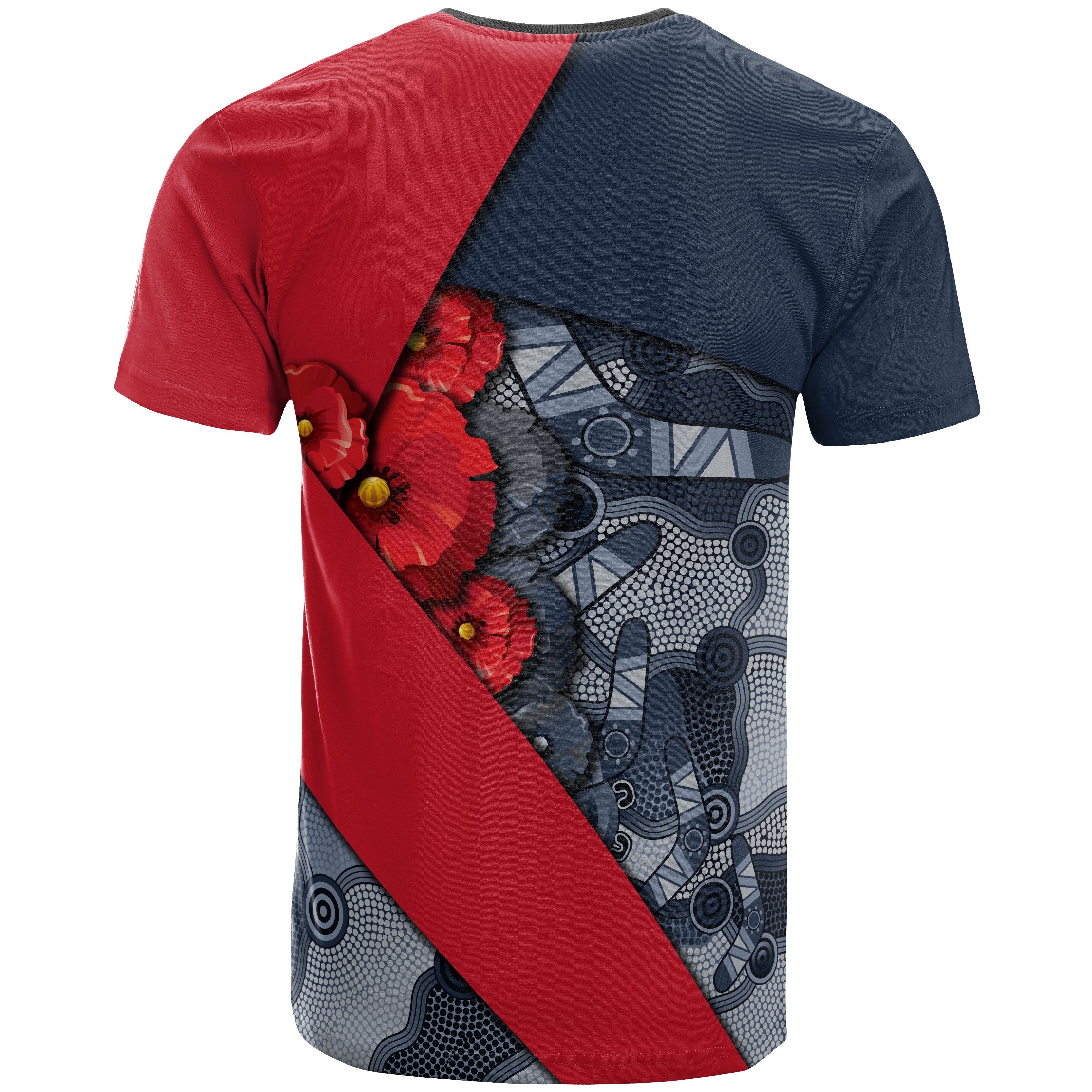 Aboriginal T shirt, ANZAC Day - Vibe Hoodie Shop