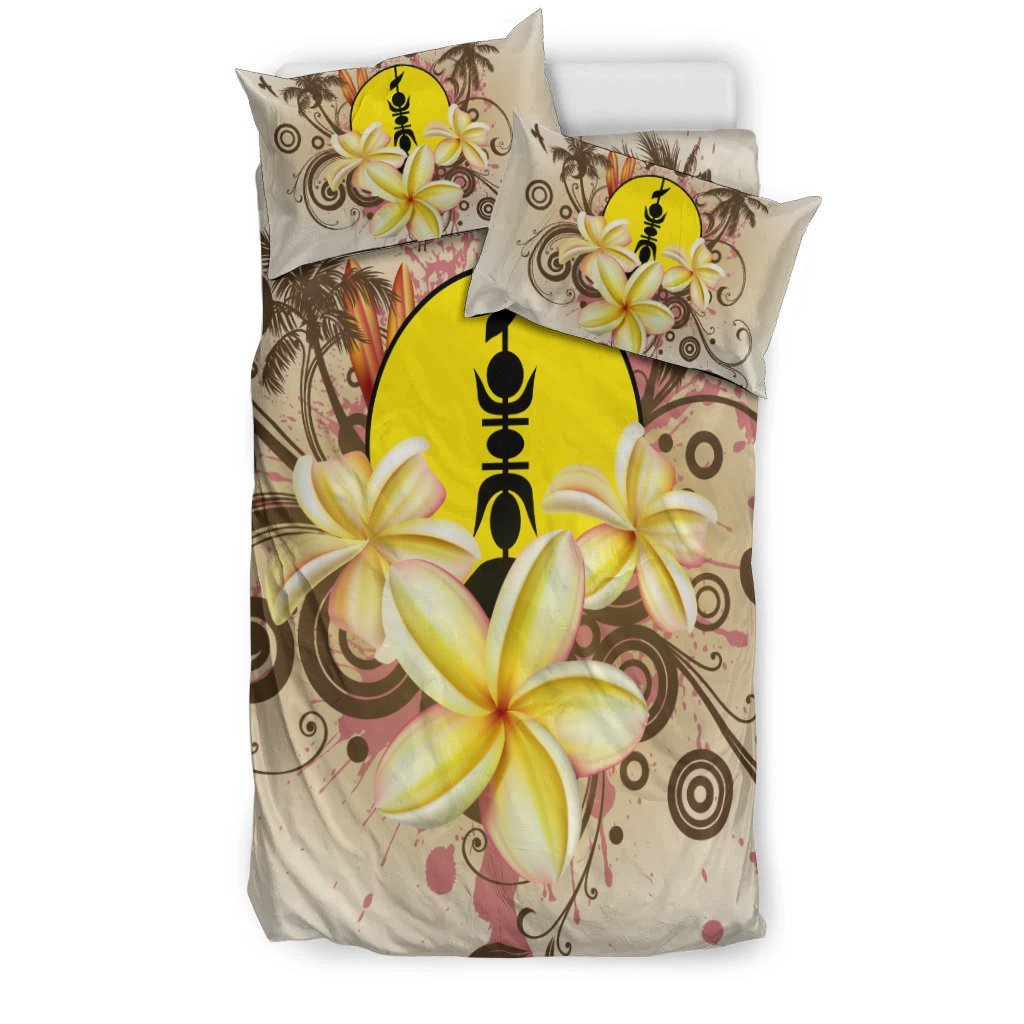 New Caledonia Polynesian Bedding Set - Summer Tropical - Vibe Hoodie Shop
