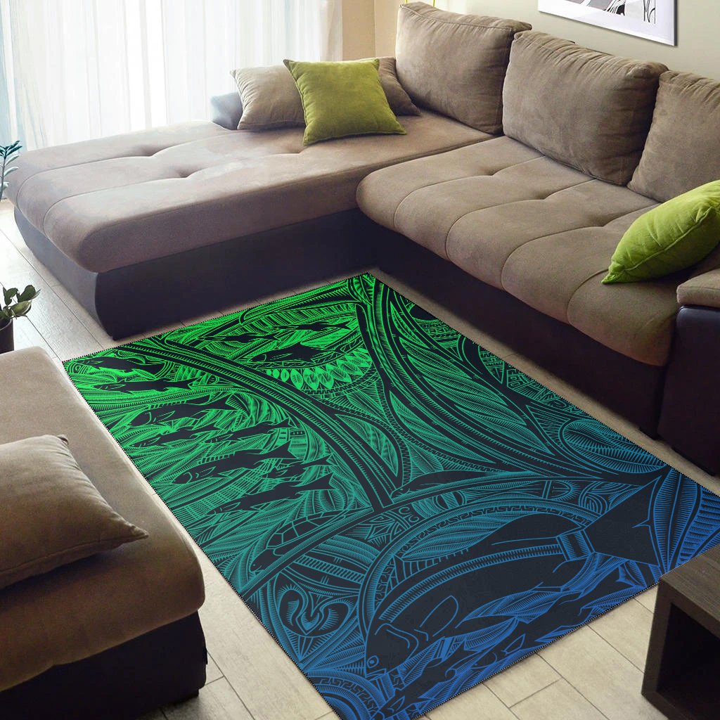 Torres Strait Islanders Area Rug - Ocean Art - Vibe Hoodie Shop