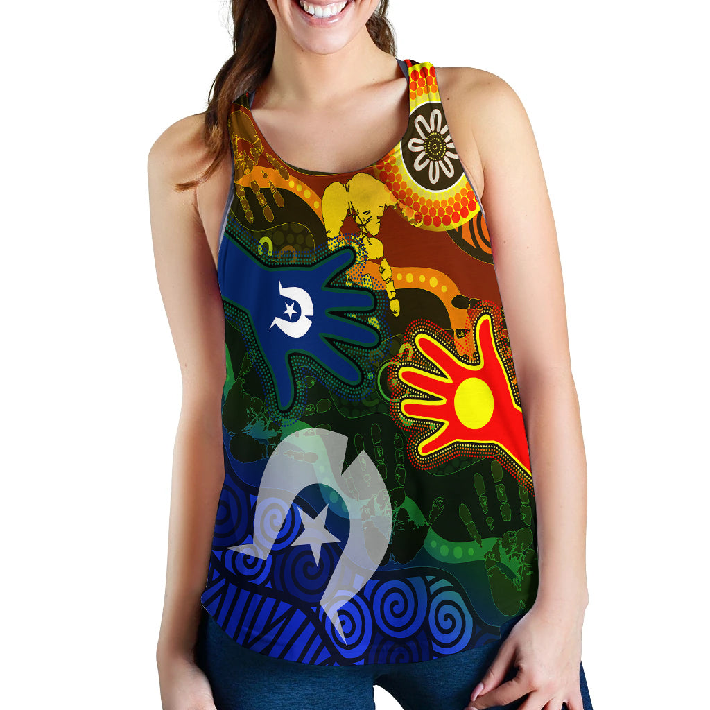 Aboriginal and Torres Strait Islander Peoples Women Tank Top - - Vibe Hoodie Shop