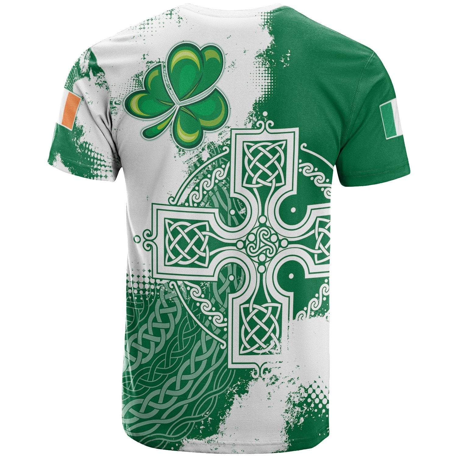 Ireland Celtic T shirt - Irish Celtic Cross - Vibe Hoodie Shop