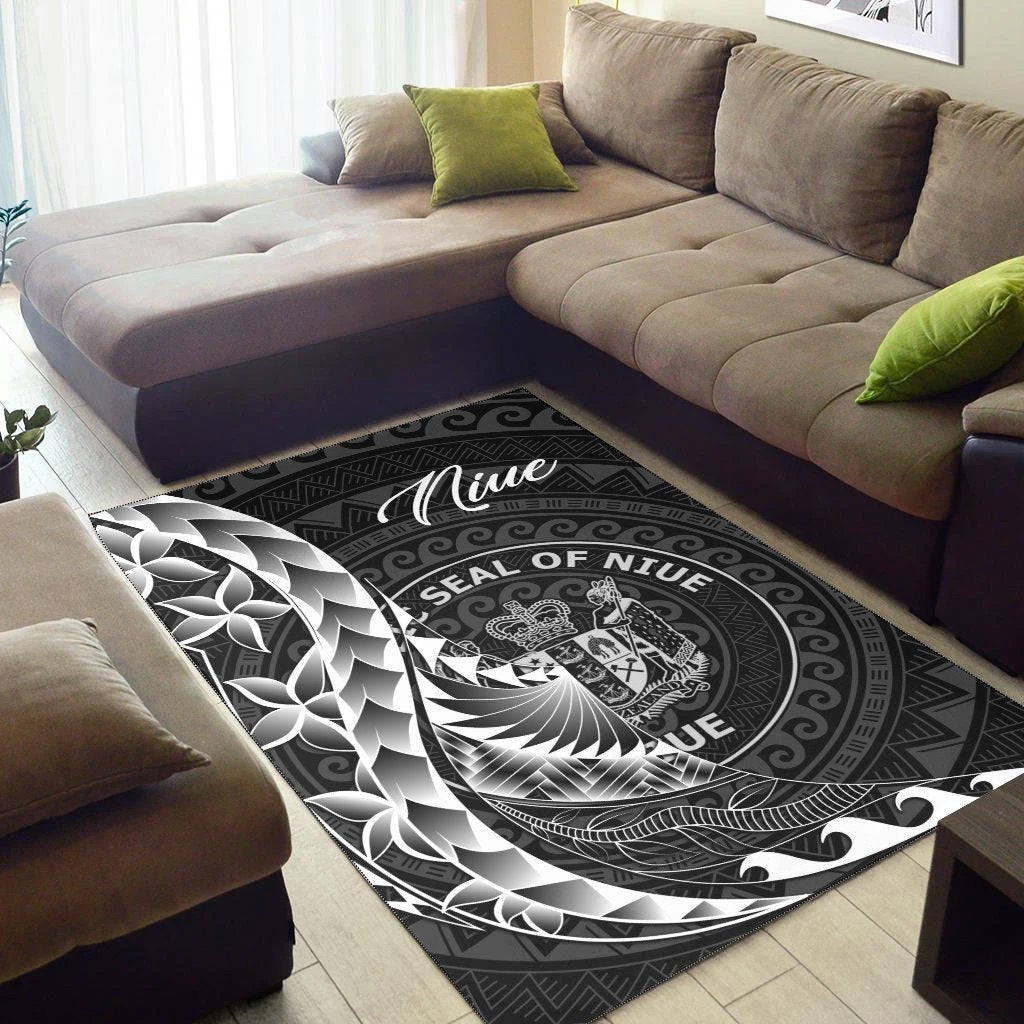 Niue Area Rug - Polynesian Pattern Style - Vibe Hoodie Shop