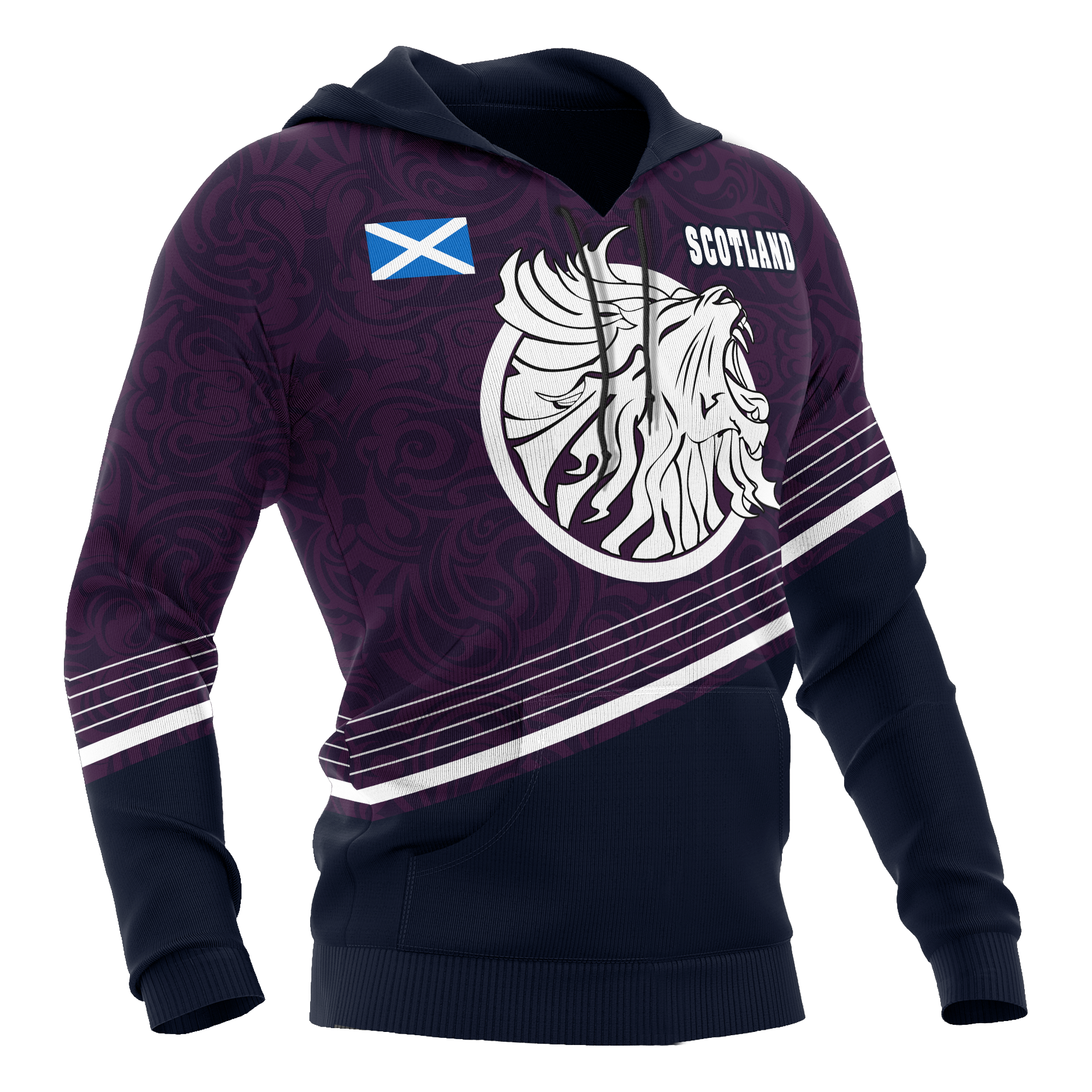 Scotland Hoodie - Scottish Lion - Vibe Hoodie Shop