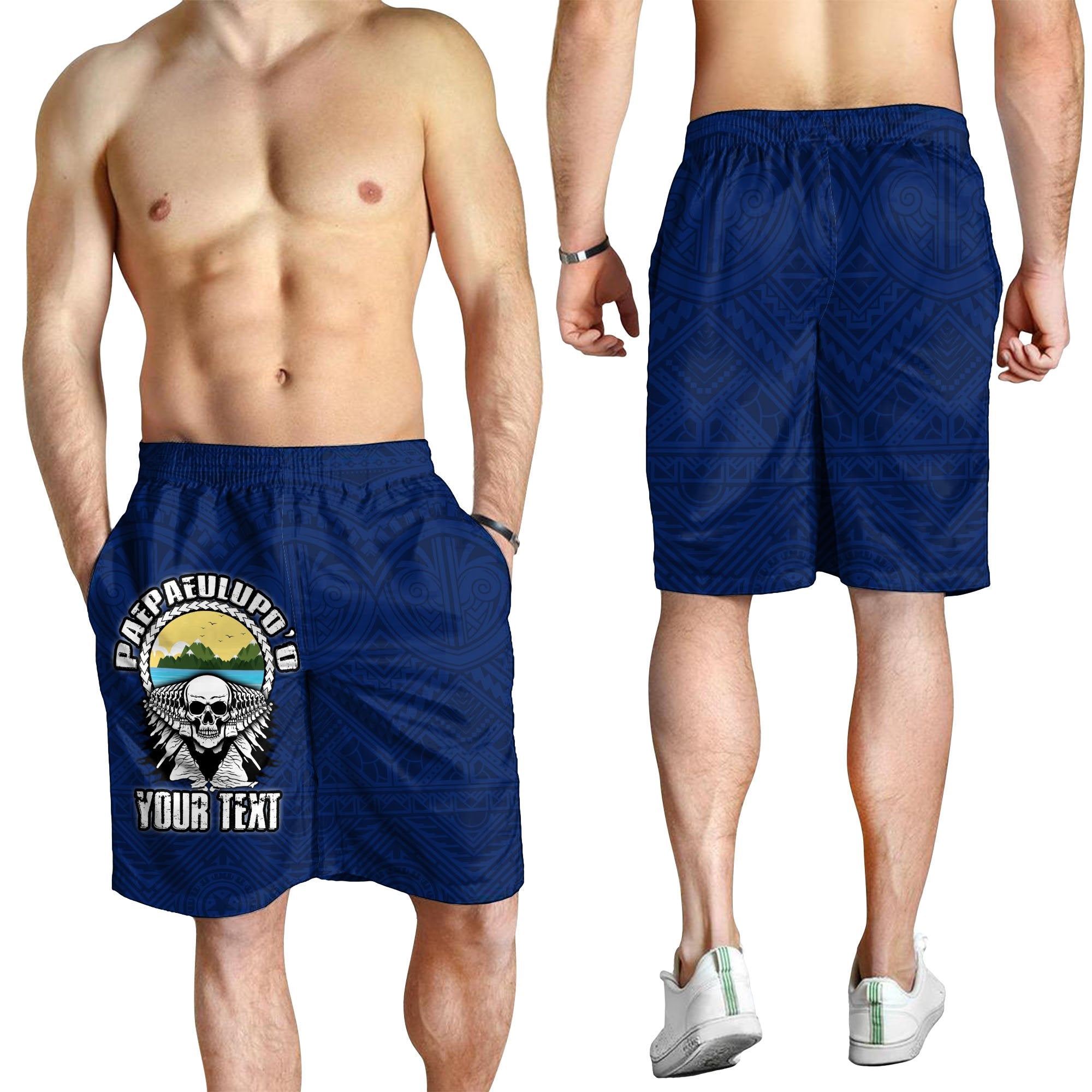 American Samoa Custom Personalised Men's Shorts - Paepaeulupo'o Aua (Ver 2) - Vibe Hoodie Shop