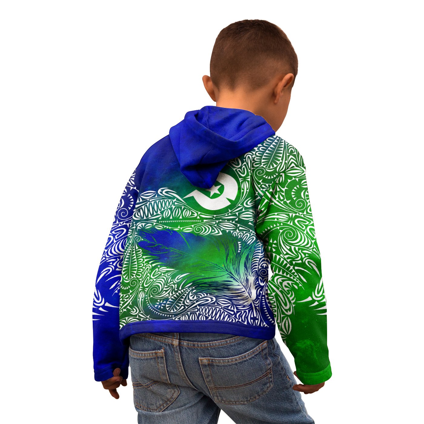 Torres Strait Islanders Kid Hoodie - Feather Torres Aether BN15T - Vibe Hoodie Shop