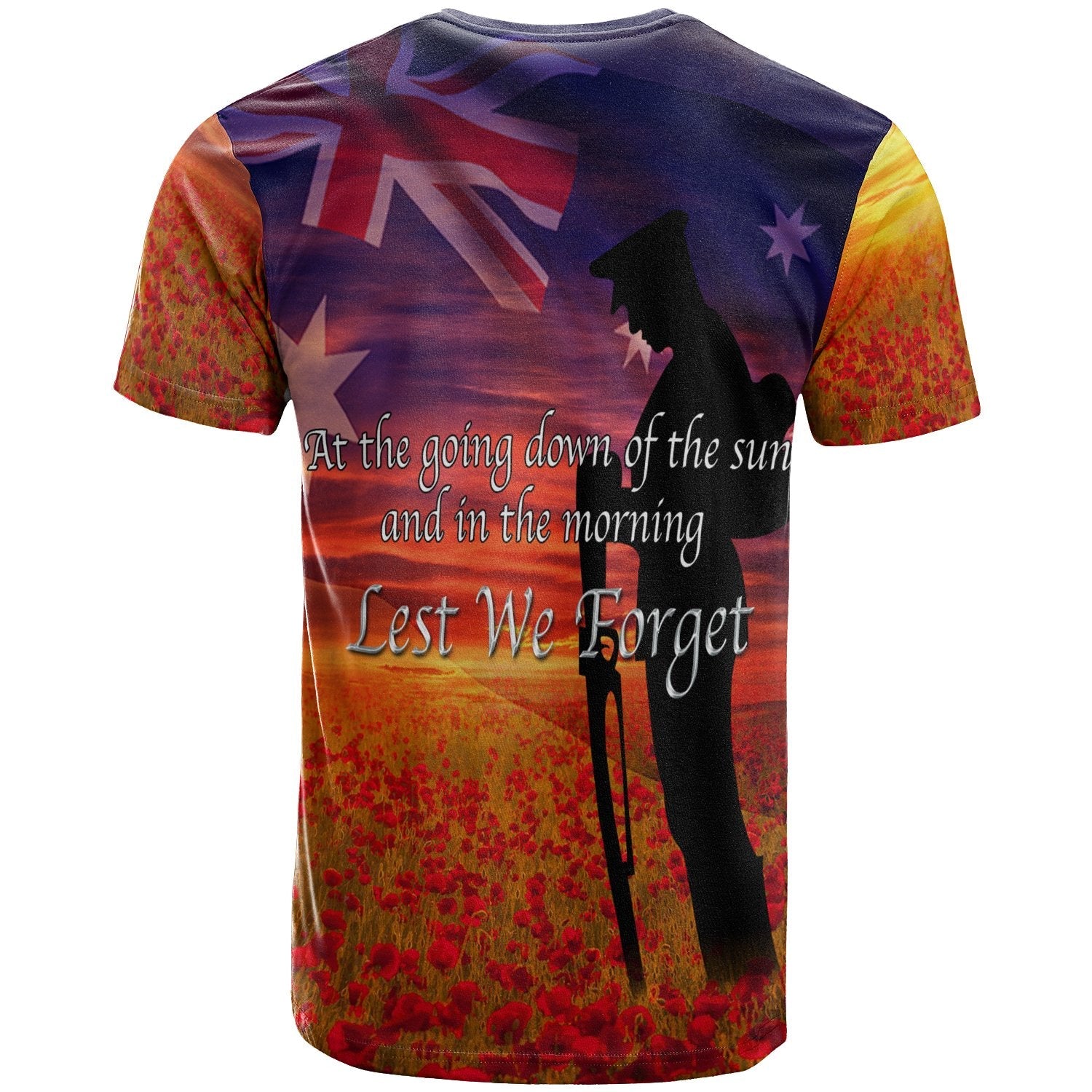 ANZAC Day 2021 T shirts - Lest We Forget - Vibe Hoodie Shop