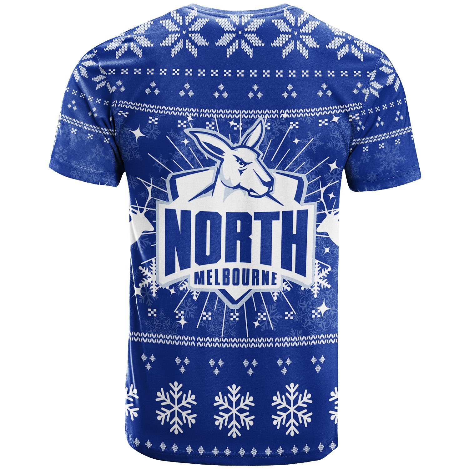 North Melbourne T shirt - Christmas Ugly Style - - Vibe Hoodie Shop