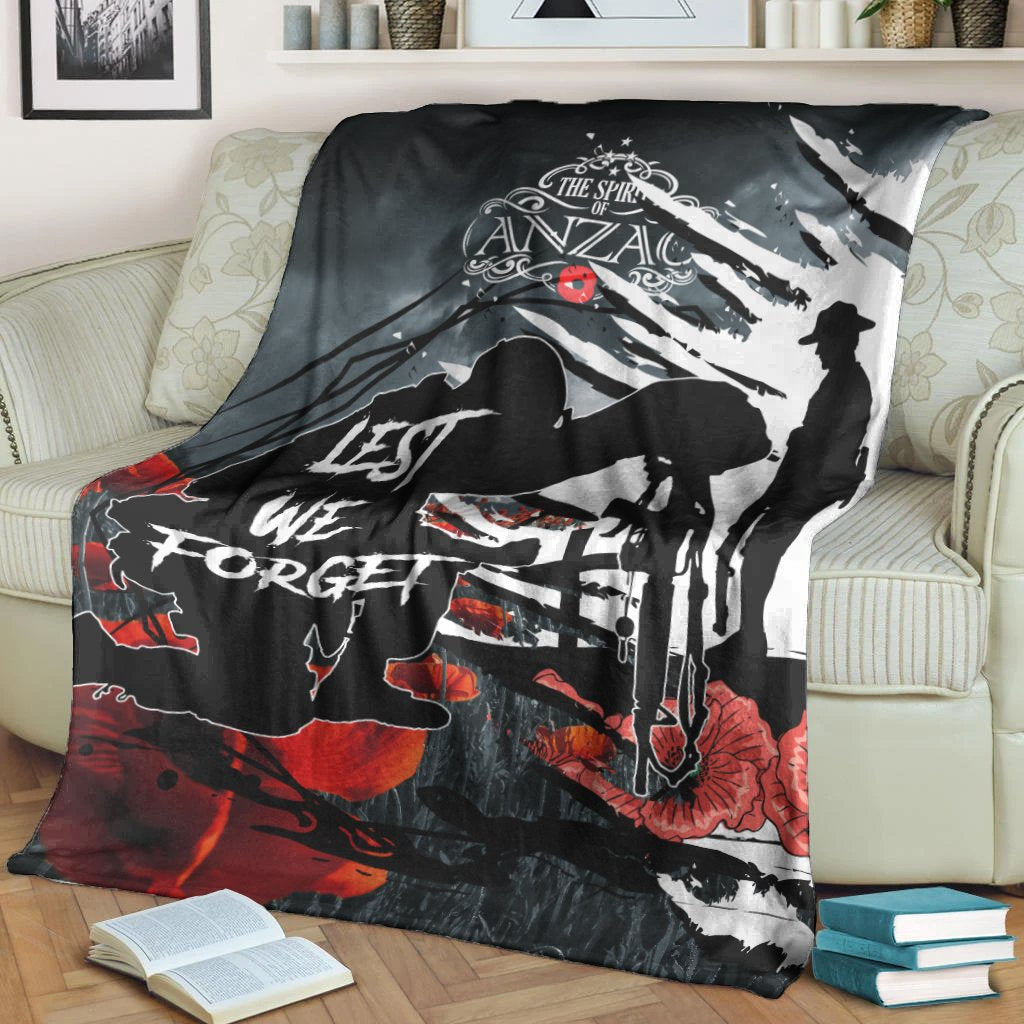ANZAC Day Premium Blanket - The Spirit of ANZAC - Vibe Hoodie Shop