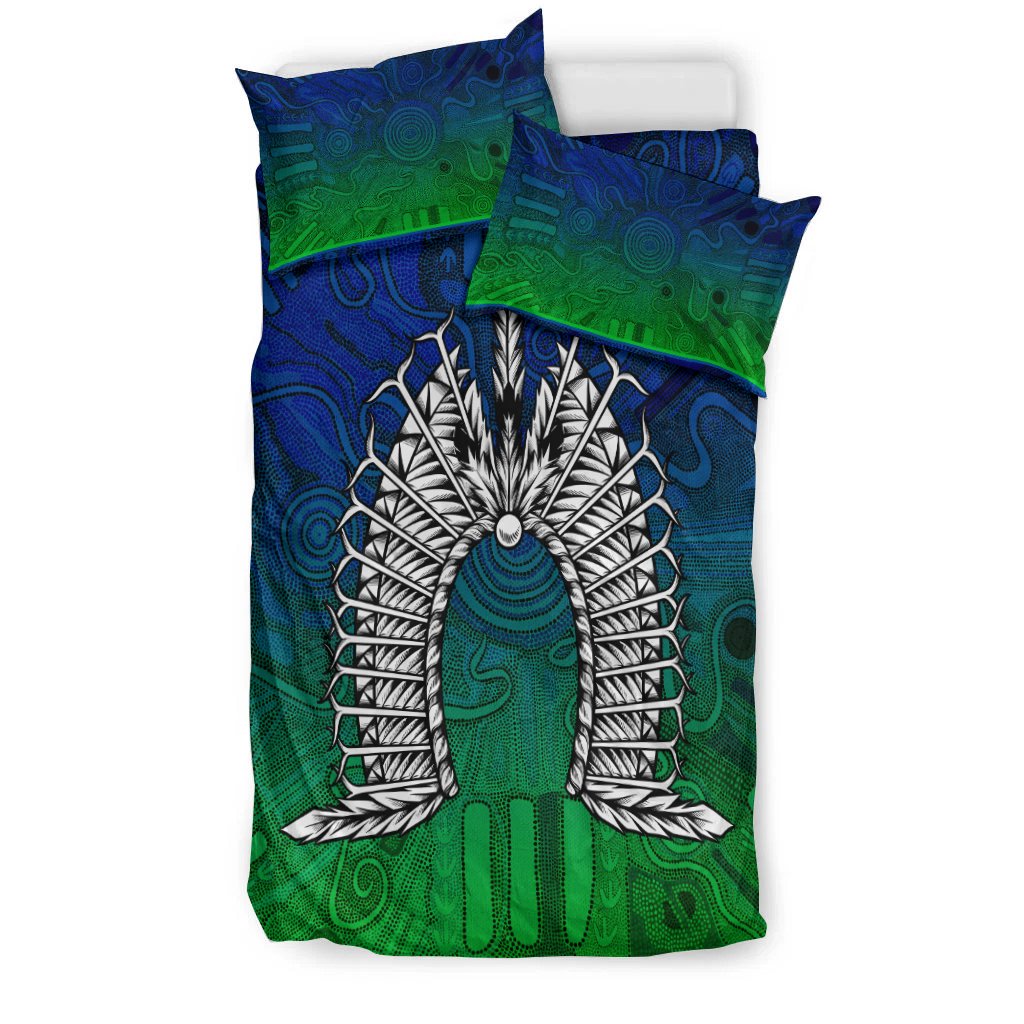 Torres Strait Islanders Bedding Set - Dhari Mask - Vibe Hoodie Shop