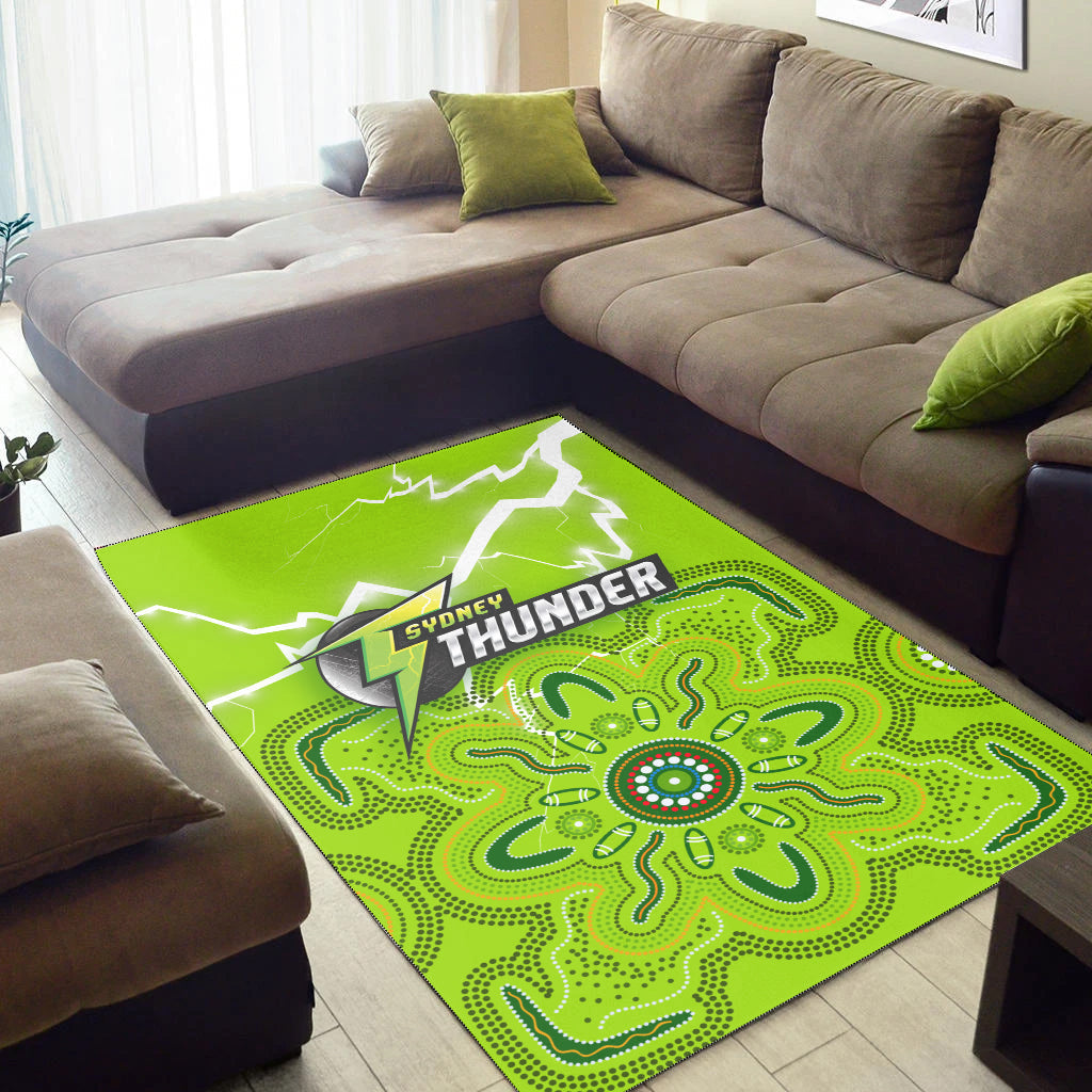 Sydney Thunder Area Rug - Aboriginal Style Of Dot - - Vibe Hoodie Shop