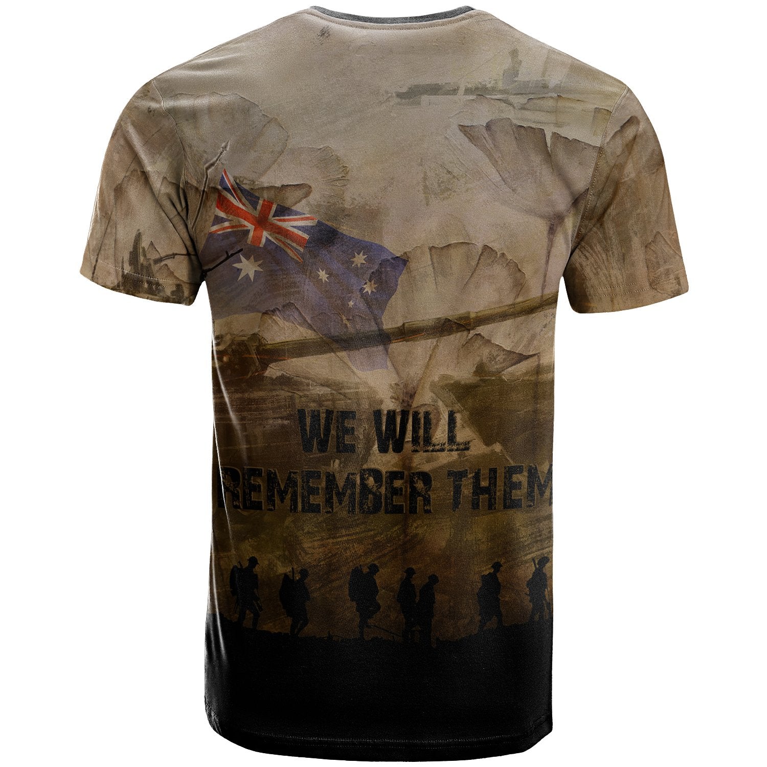 ANZAC Day 2021 T shirts - Lest We Forget Vintage Style - Vibe Hoodie Shop