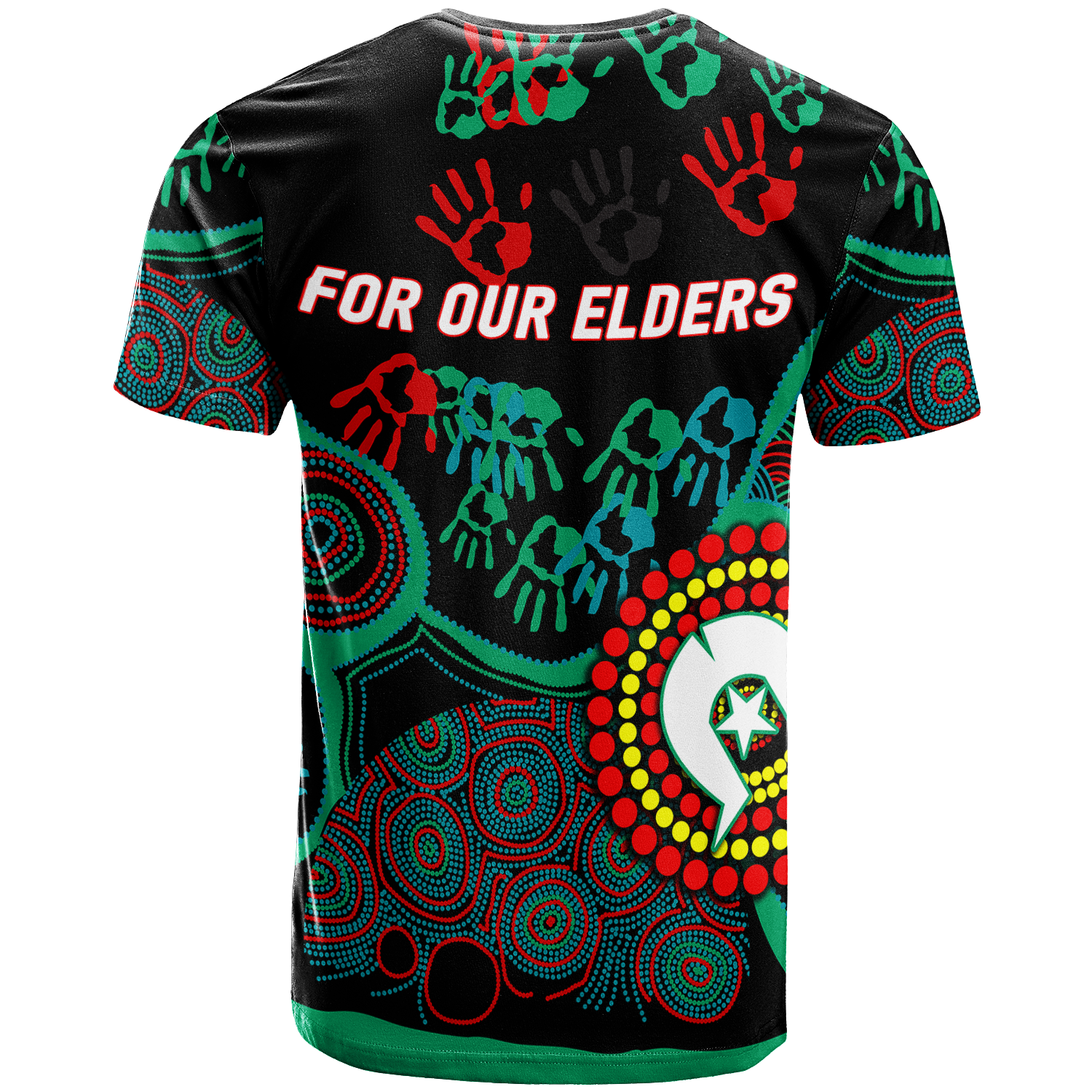 NAIDOC Week 2023 Aboriginal Art For Our Elders T-Shirt - - Vibe Hoodie Shop