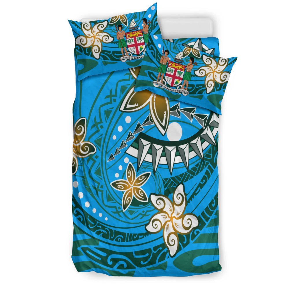 Fiji Bedding Set - Spring Style Blue Color - Vibe Hoodie Shop