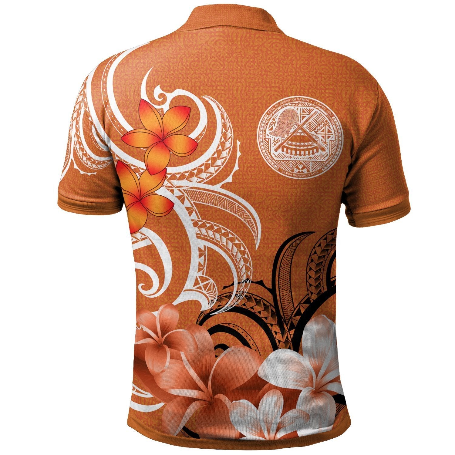 Custom American Samoa Personalised Polo Shirts - American Samoa Spirit - Vibe Hoodie Shop