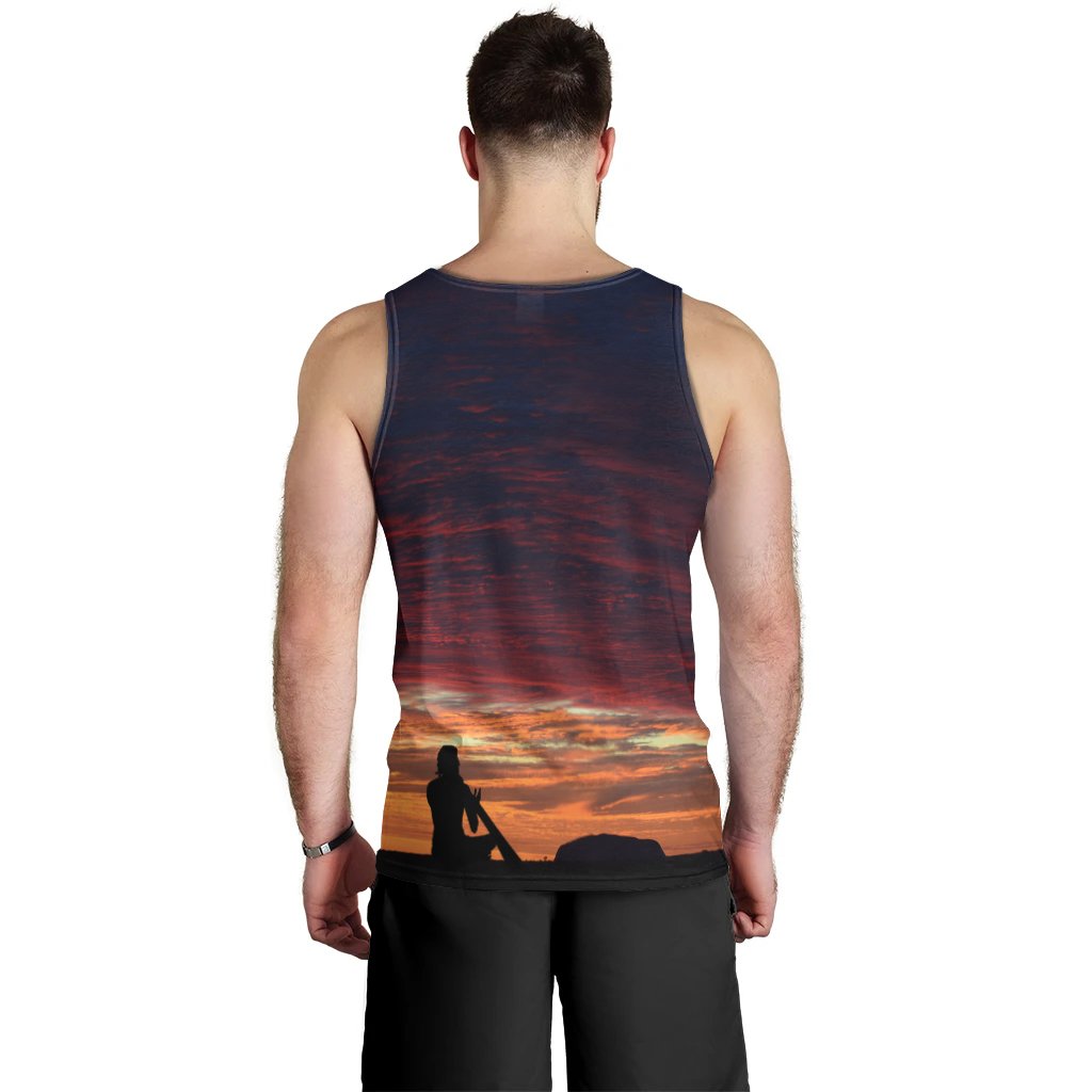 Australia Men Tank Top - Uluru Sky View 2021 - Vibe Hoodie Shop