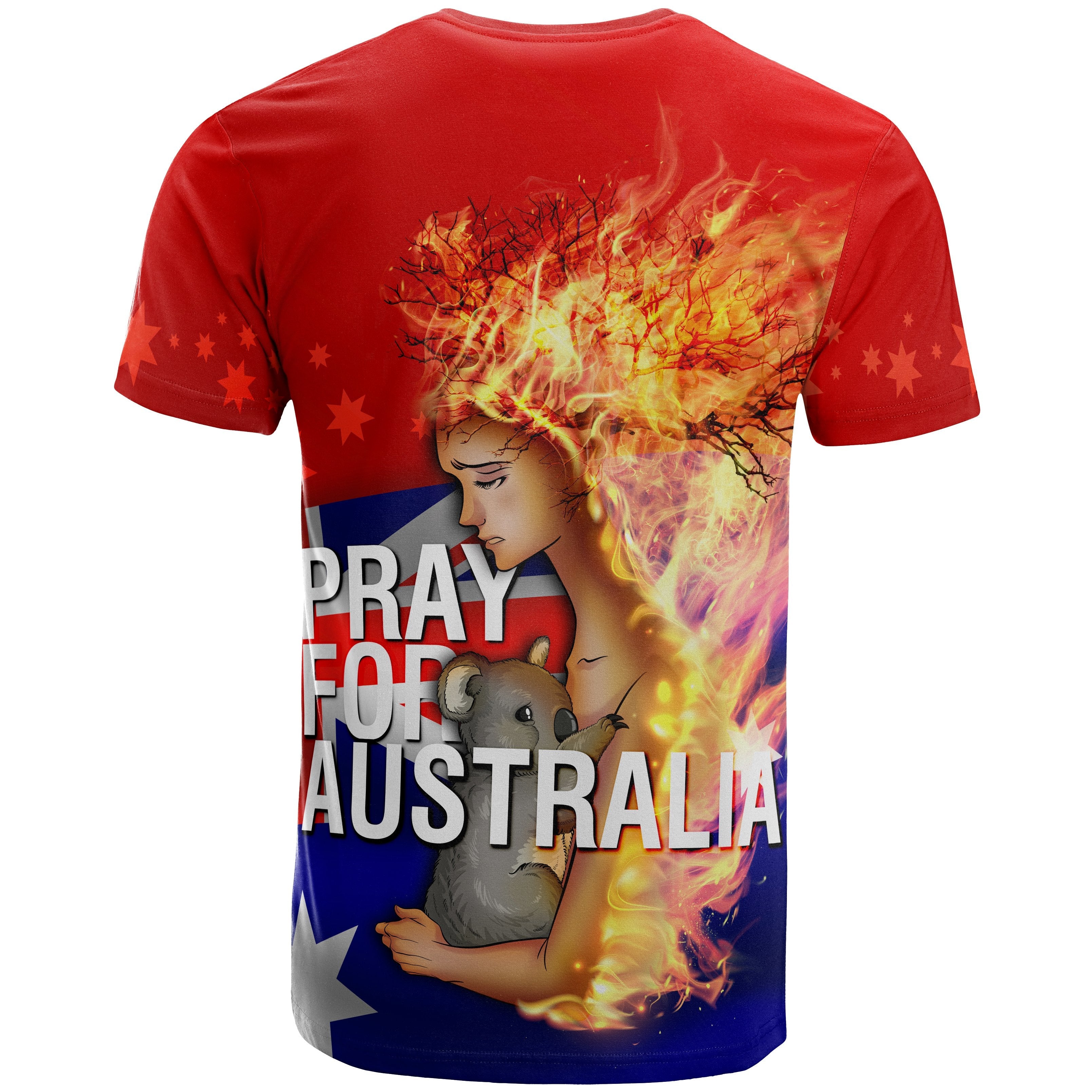 T shirt - Pray for Australia - Bushfire Shirt - Unisex - Vibe Hoodie Shop