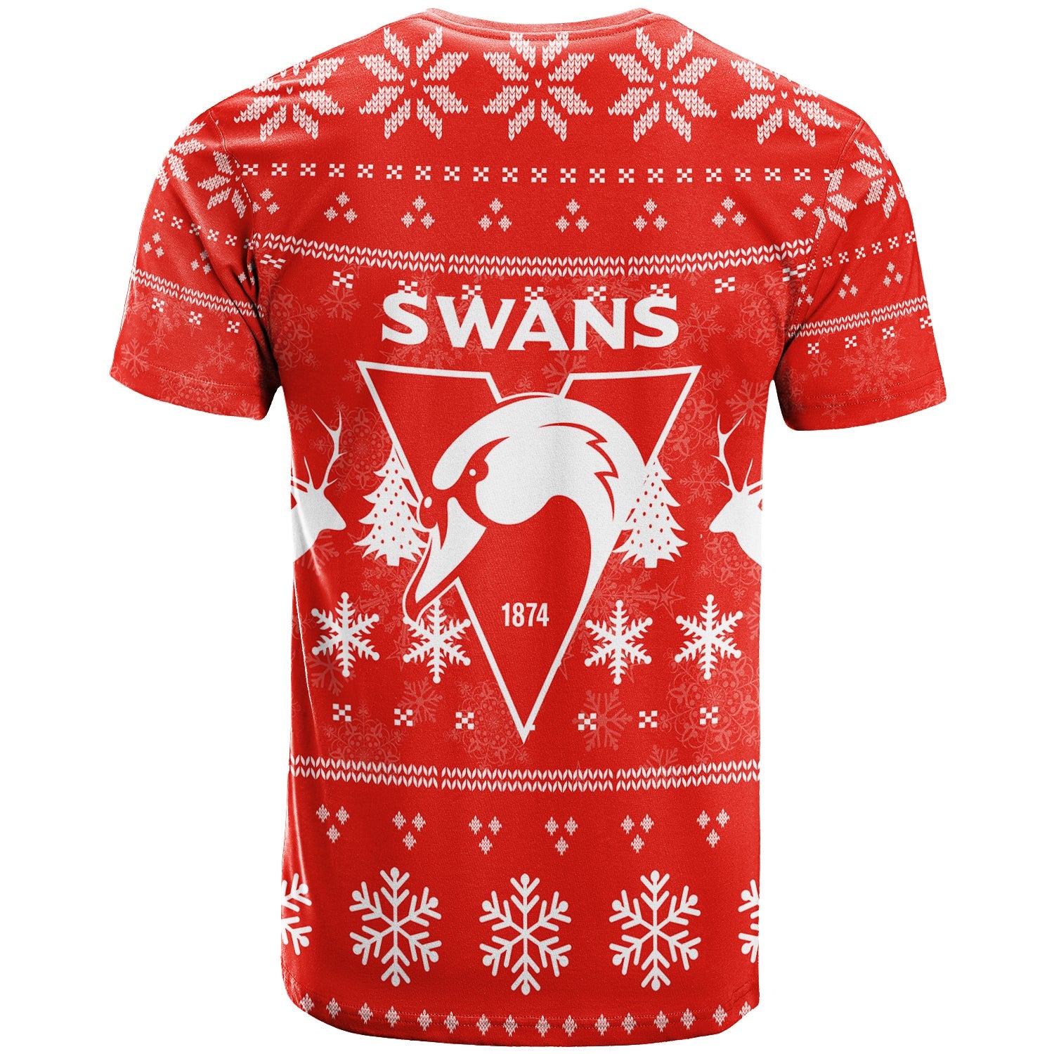 Sydney Swans T shirt - Christmas Ugly Style - - Vibe Hoodie Shop