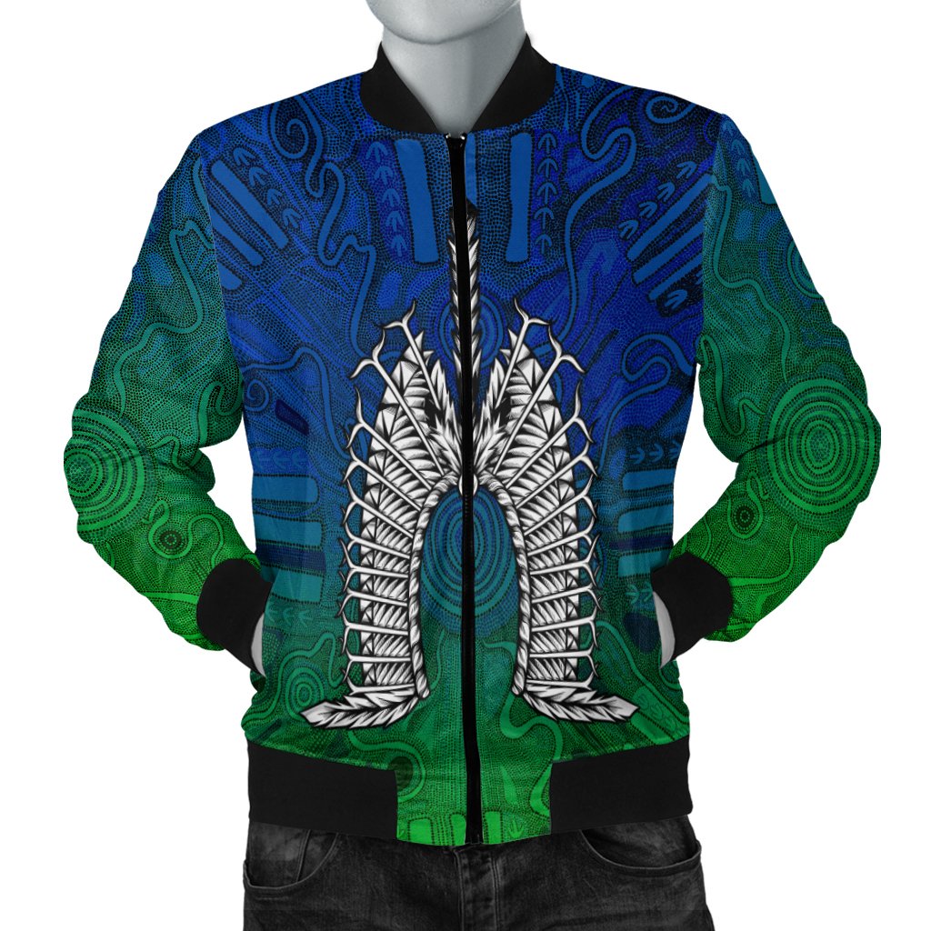 Torres Strait Islanders Women's Bomber Jacket - Dhari Mask - Vibe Hoodie Shop