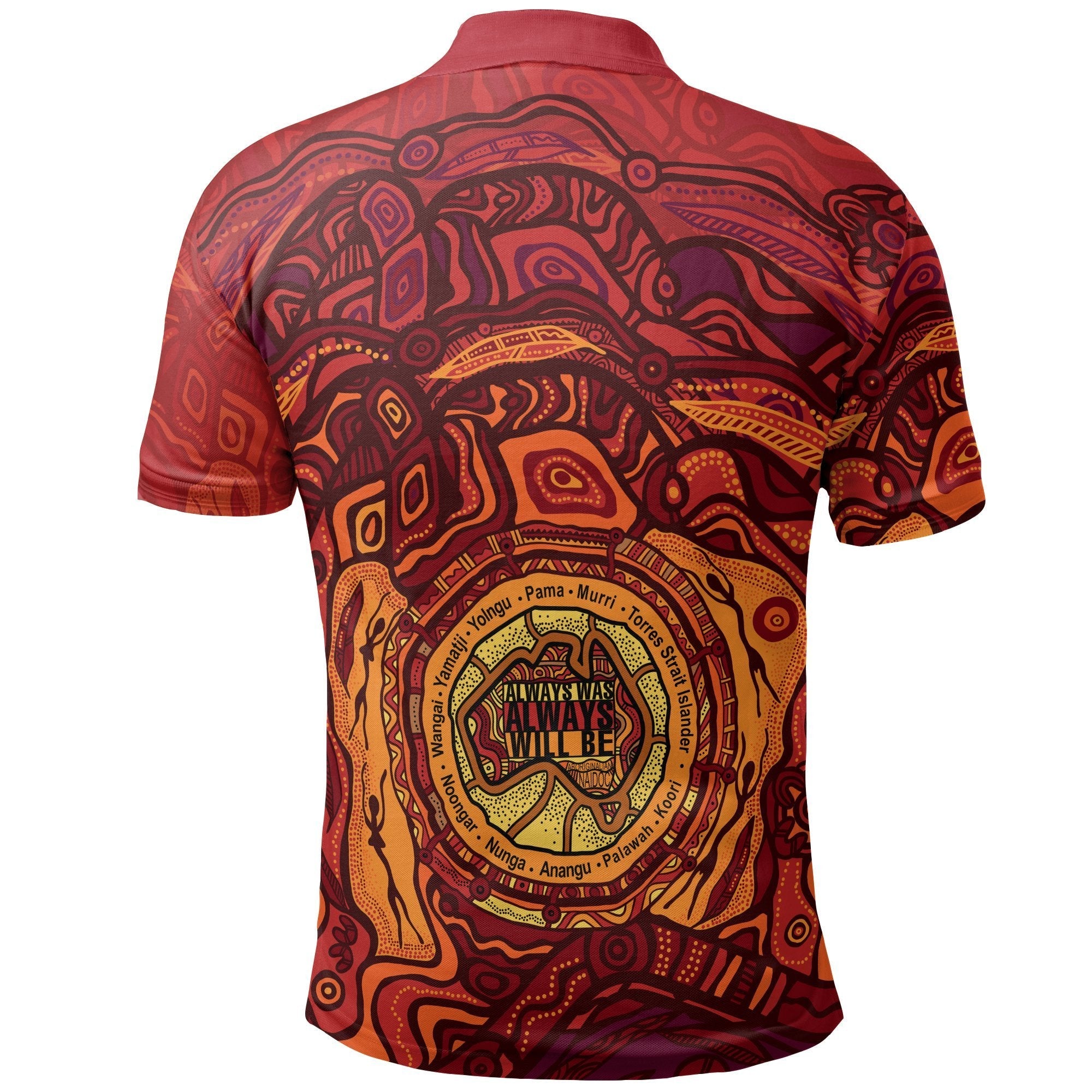 Vibe Hoodie NAIDOC Polo Shirt - Aboriginal Sub - Groups - Vibe Hoodie Shop