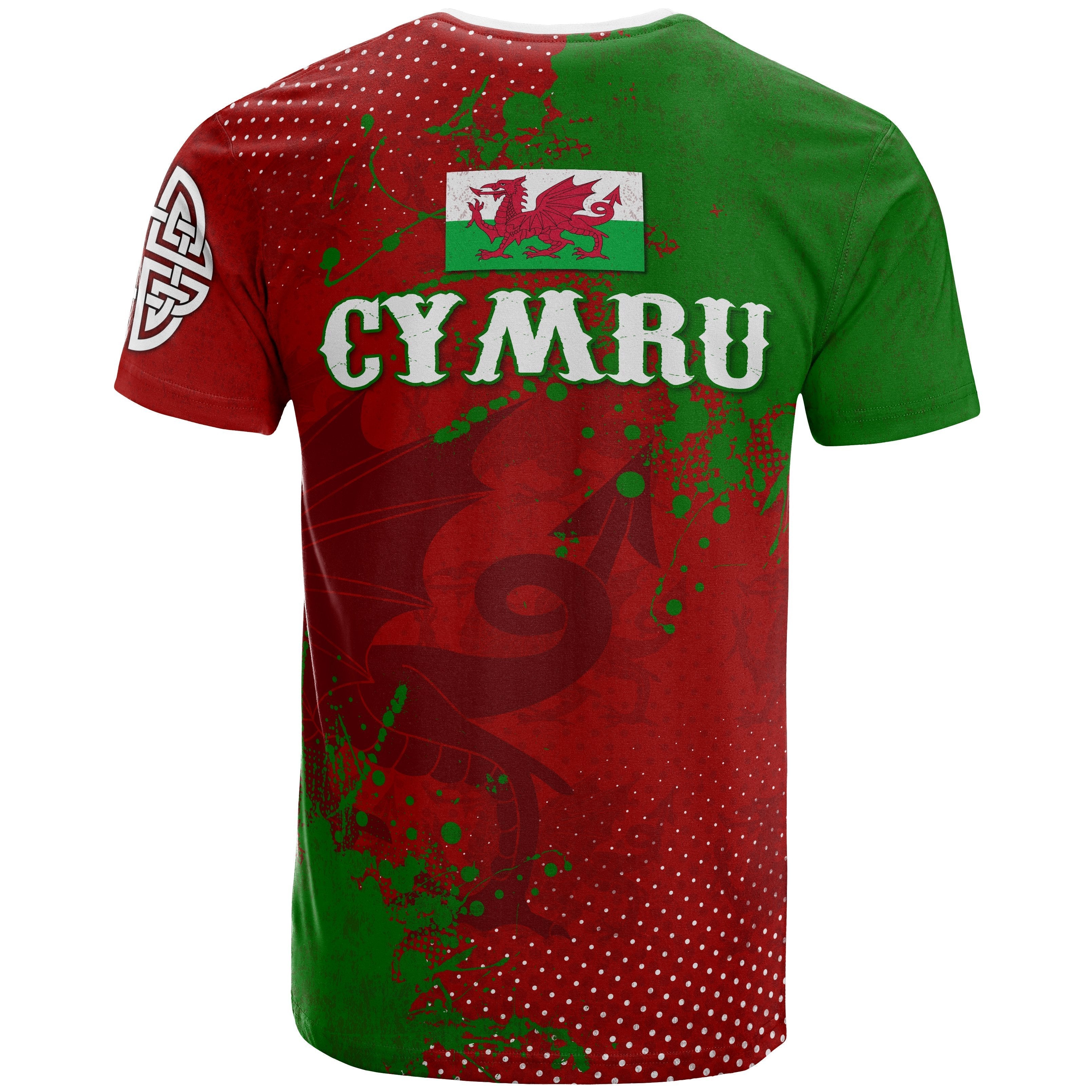 Wales T shirt - The Great Cymru - Vibe Hoodie Shop