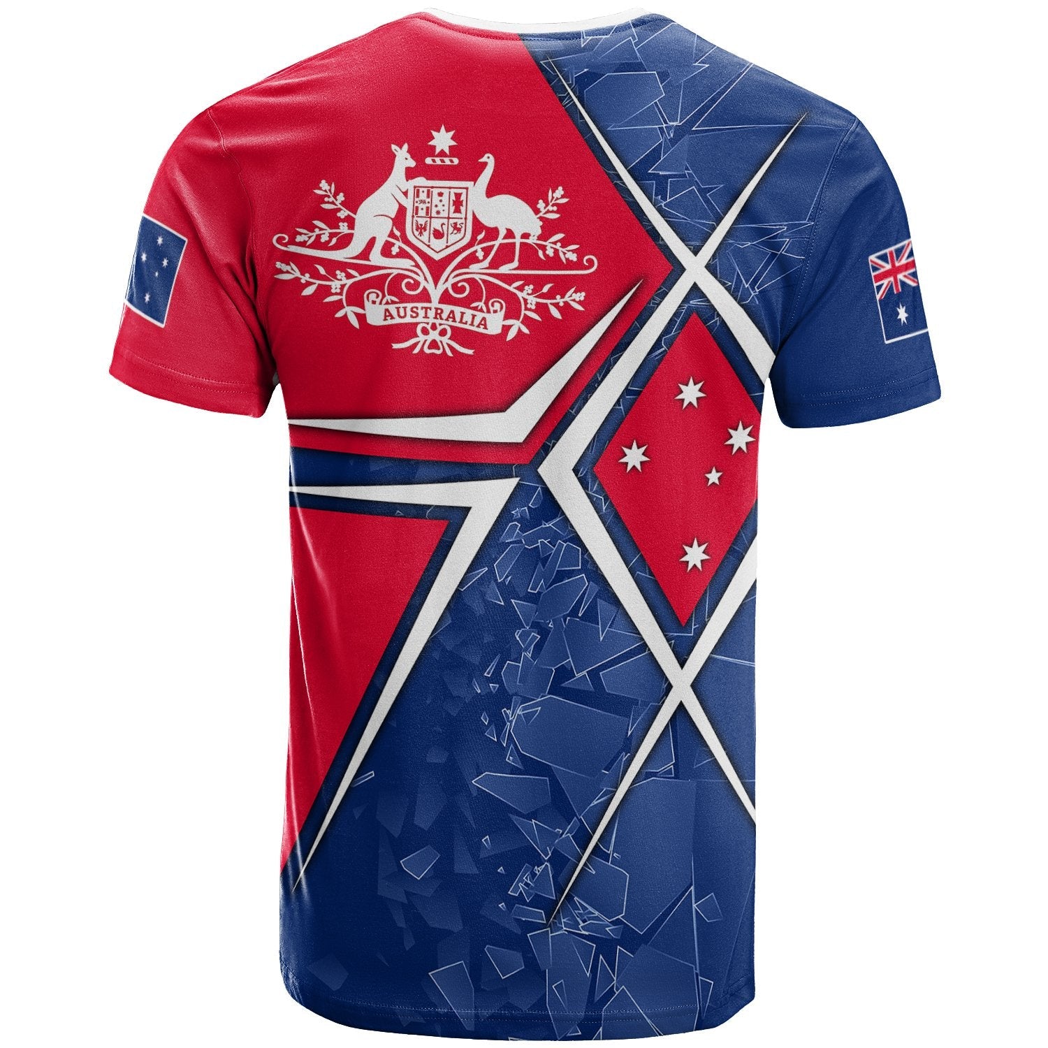 T shirt - Aussie Flag - Vibe Hoodie Shop