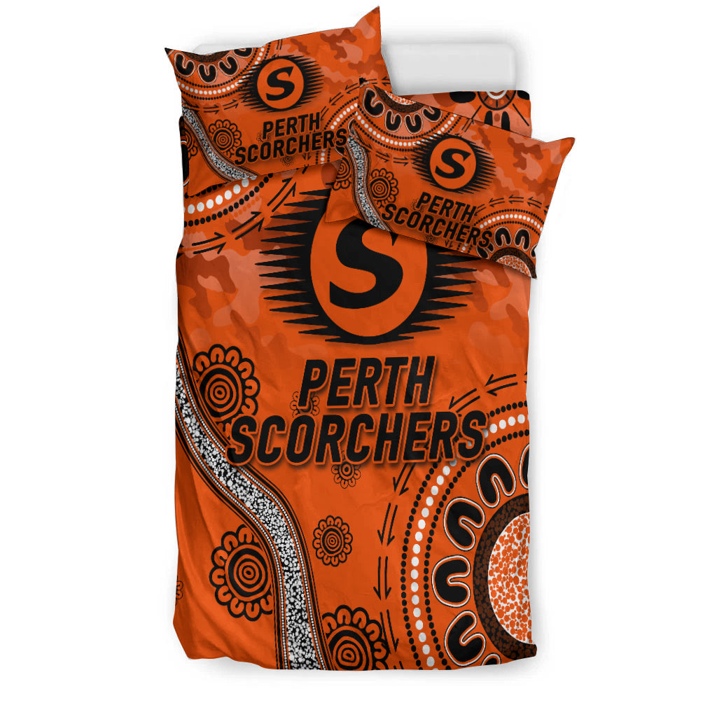 Perth Scorchers ANZAC Day Aboriginal Bedding Set - - Vibe Hoodie Shop