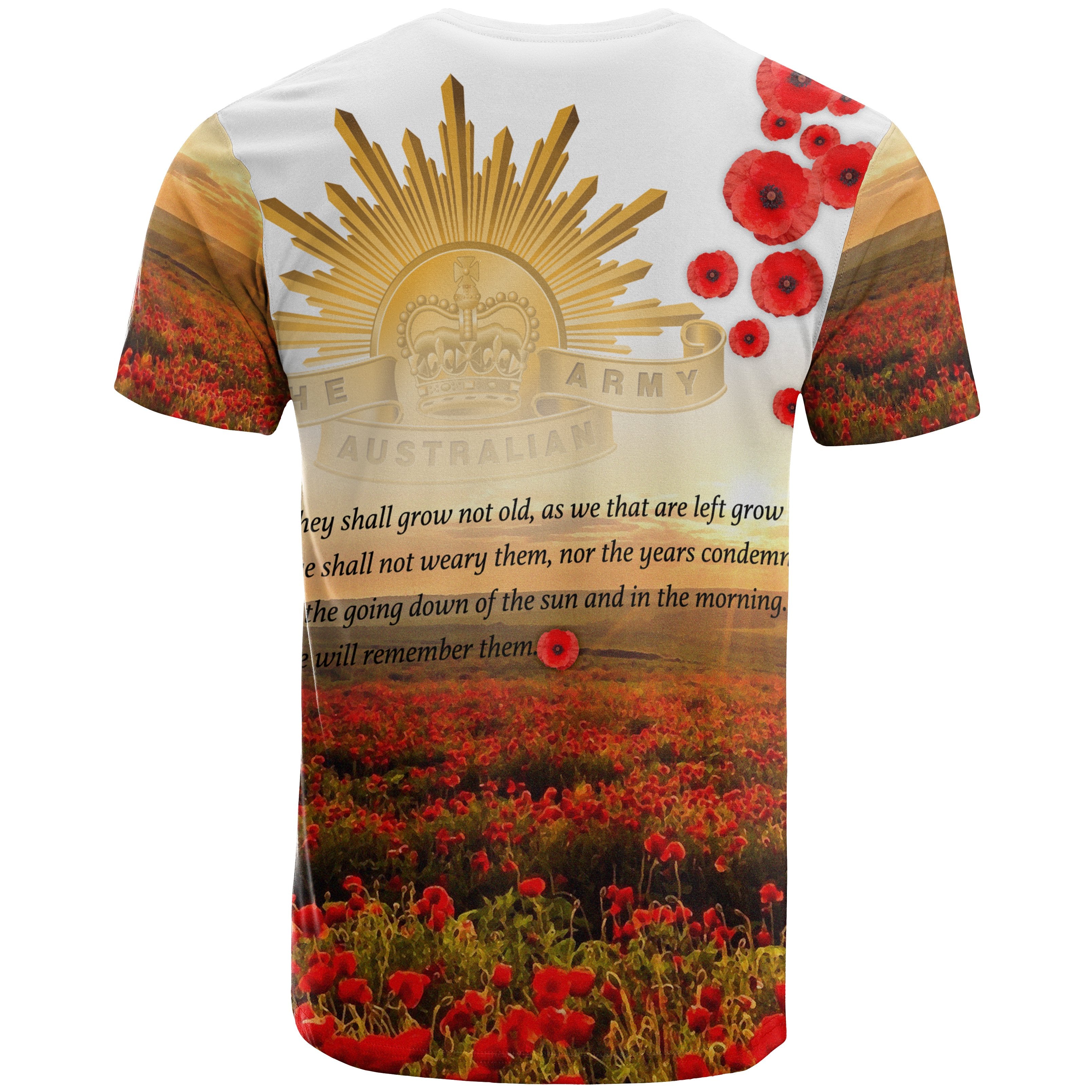 ANZAC Day 2021 T shirts - We Will Remember Them - Vibe Hoodie Shop