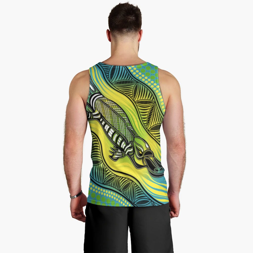 Men Tank Top - Aboriginal Platypus - Vibe Hoodie Shop