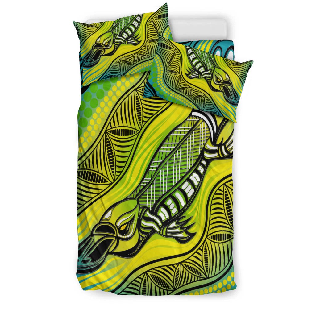 Bedding Set - Aboriginal Platypus - Vibe Hoodie Shop