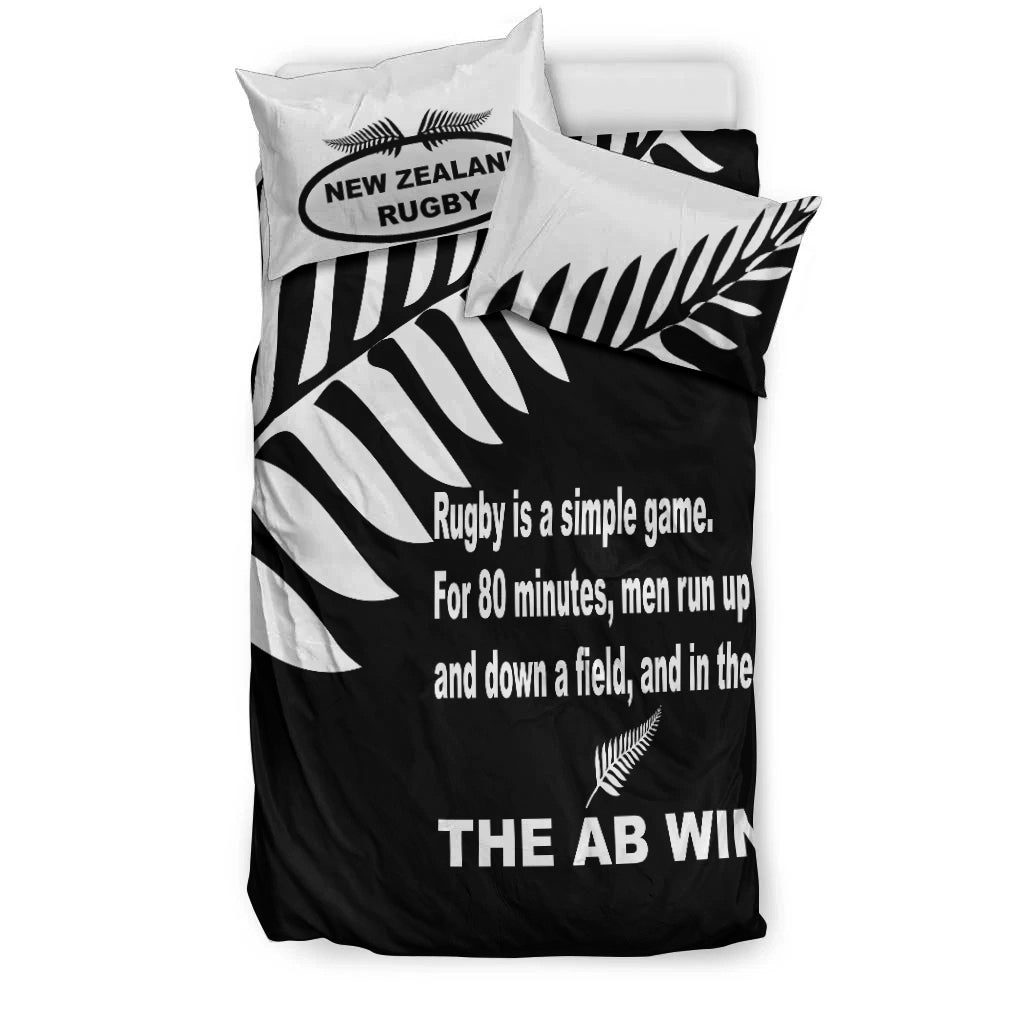 New Zealand Rugby Bedding Set - The AB Win - LT20 - Vibe Hoodie Shop