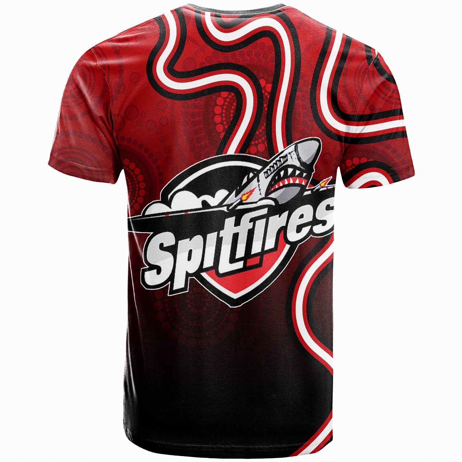 Sporties Spitfires Mix Aboriginal T shirt - LT20 - Vibe Hoodie Shop