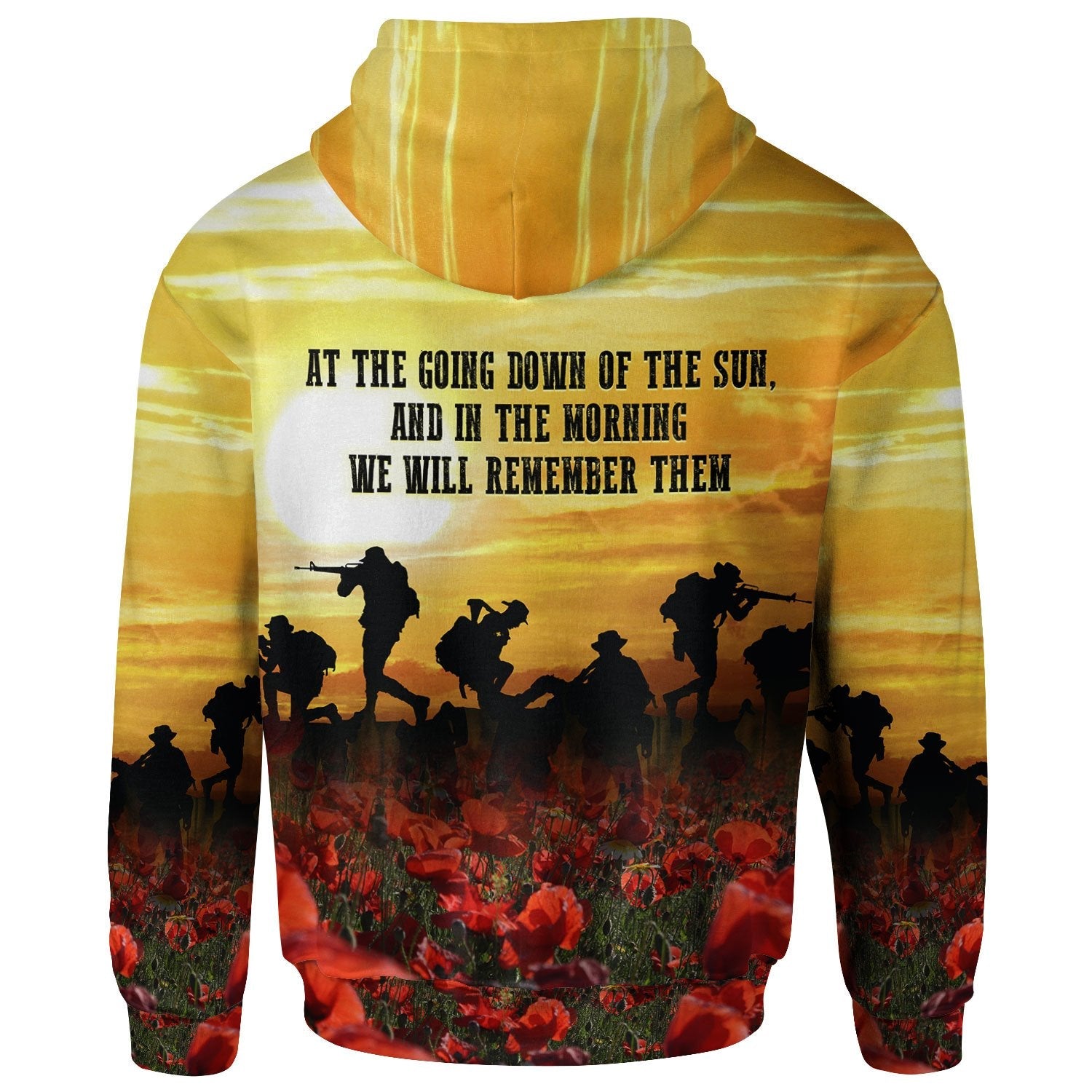 ANZAC Hoodie - Australian and New Zealand Army Corps - Vibe Hoodie Shop