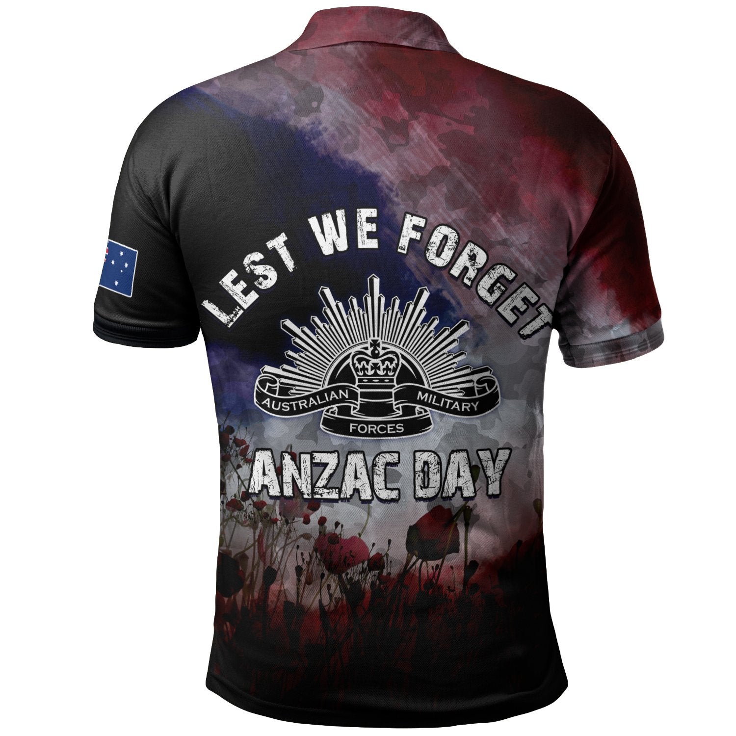 Vibe Hoodie ANZAC Day Polo Shirt - The Australian Army - BN18 - RLT20 - Vibe Hoodie Shop